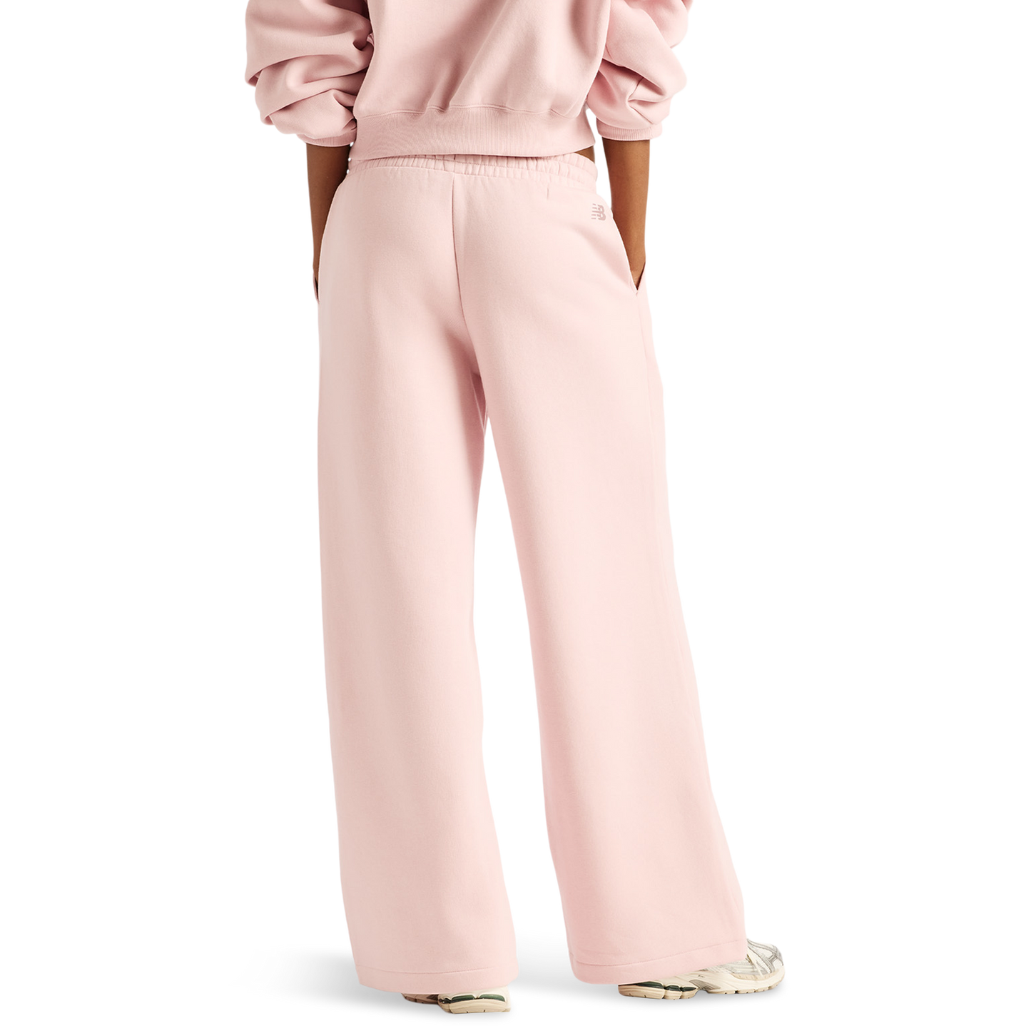 New Balance Trackside Fleece Pants - Women's - Pink Chalk
