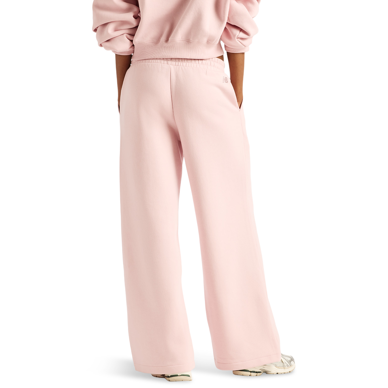 New Balance Trackside Fleece Pants - Women's - Pink Chalk