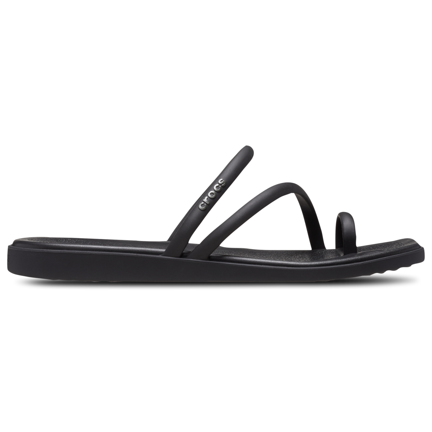 Crocs Miami Toe Loop Sandals - Women's - Black