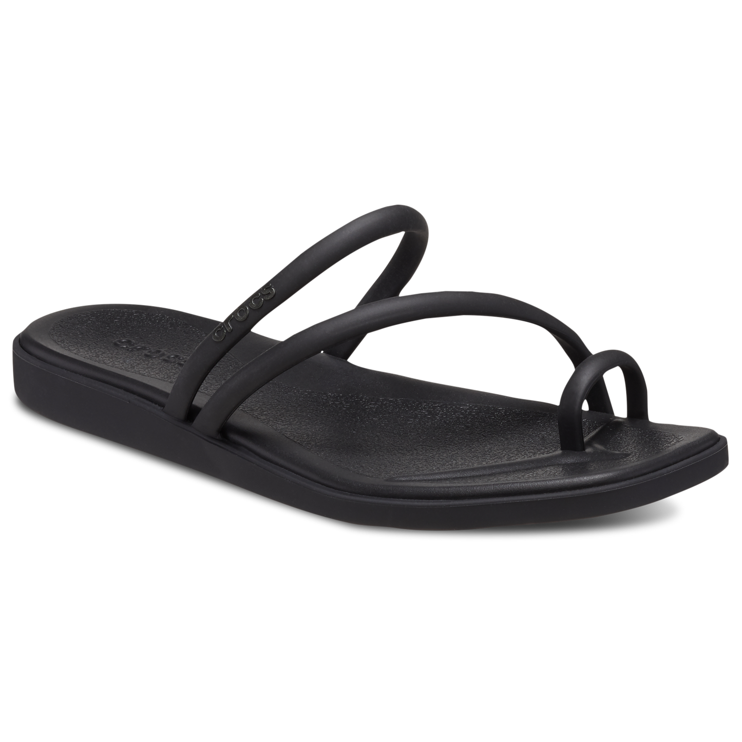 Crocs Miami Toe Loop Sandals - Women's - Black