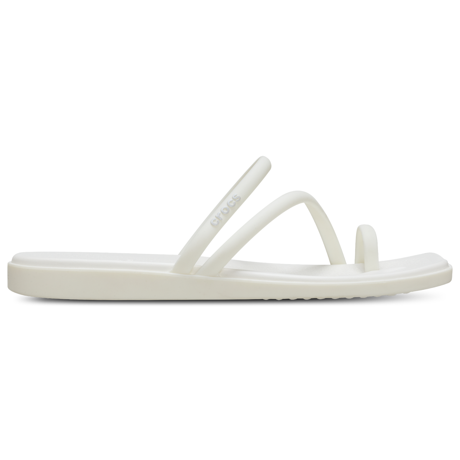 Crocs Miami Toe Loop Sandals - Women's - Chalk