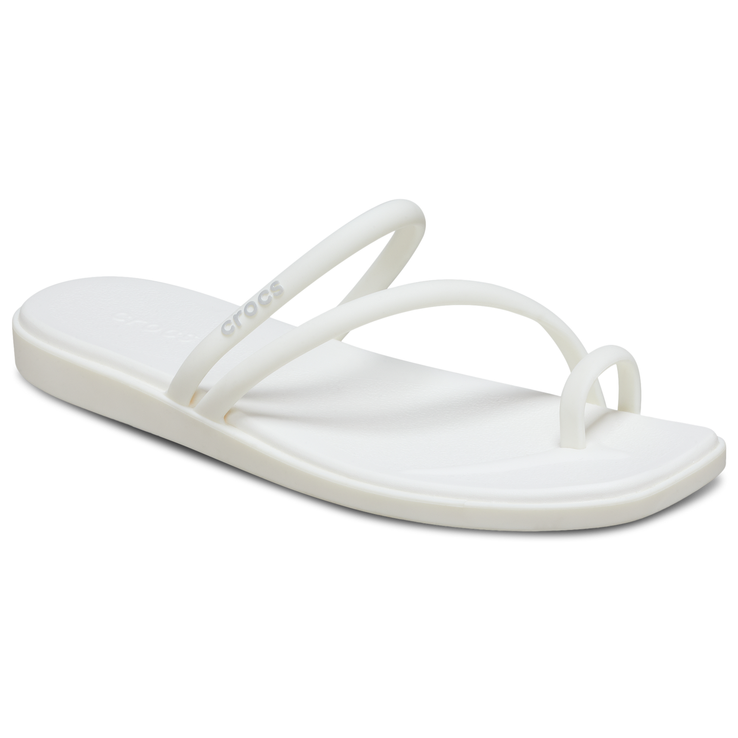 Crocs Miami Toe Loop Sandals - Women's - Chalk