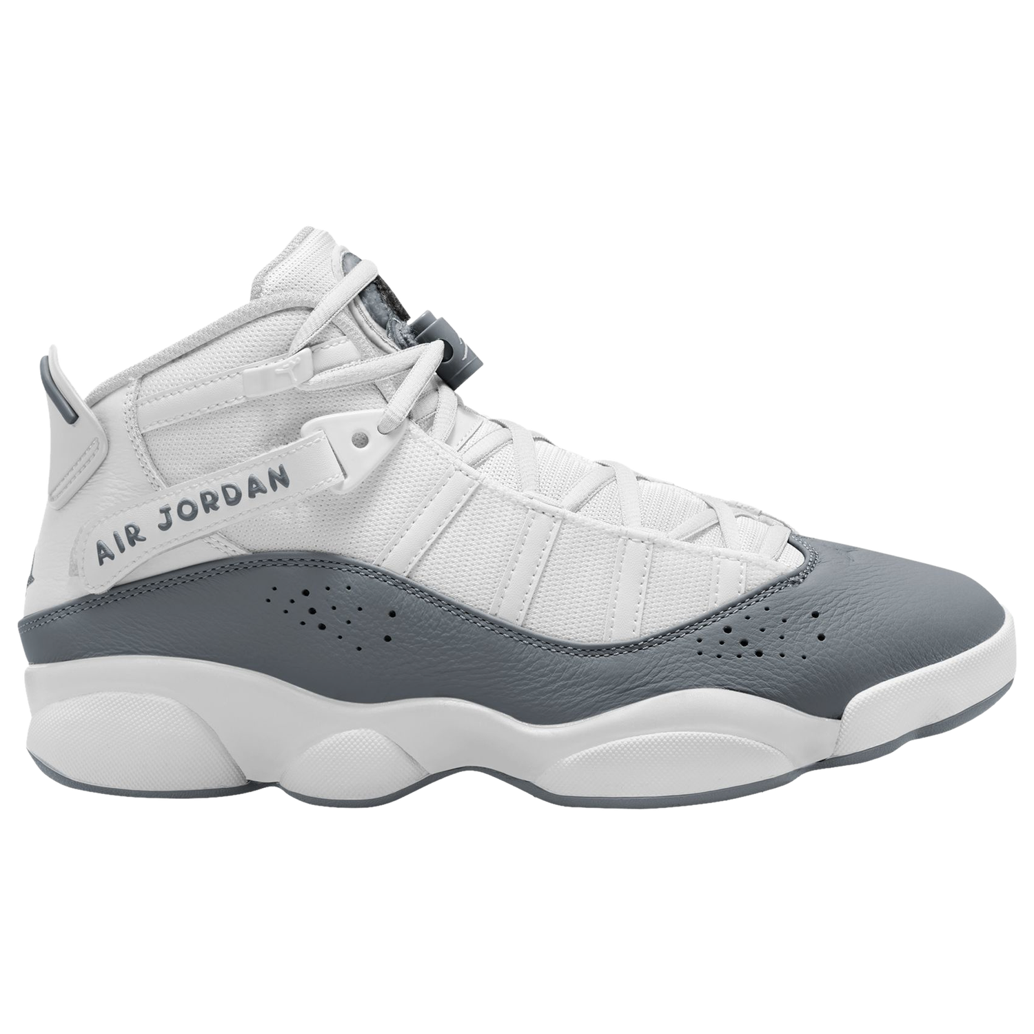 Jordan 6 Rings - Men's - White/White/Cool Grey