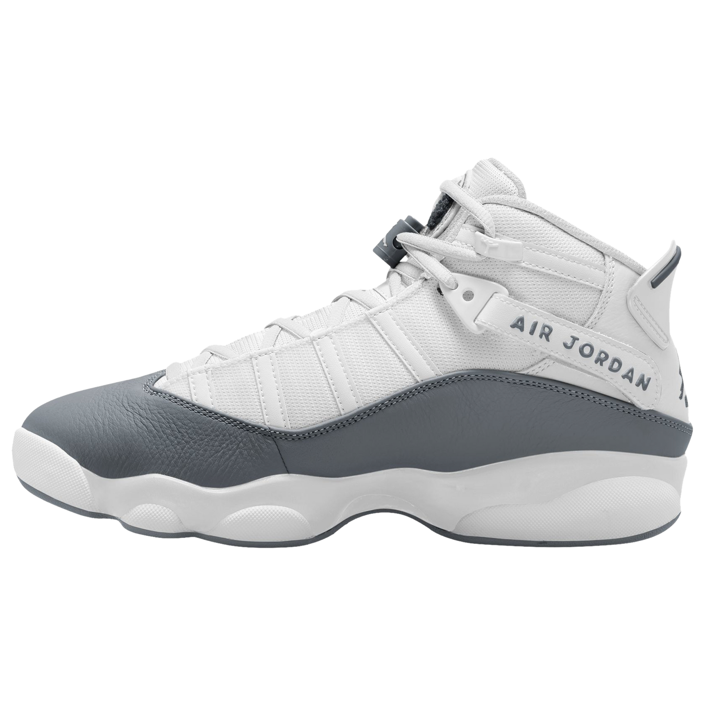 Jordan 6 Rings - Men's - White/White/Cool Grey