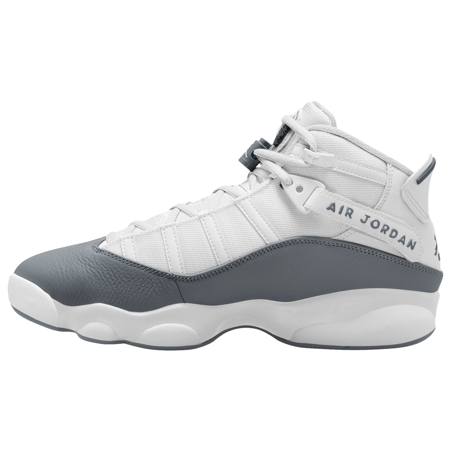 Jordan 6 Rings - Men's - White/White/Cool Grey
