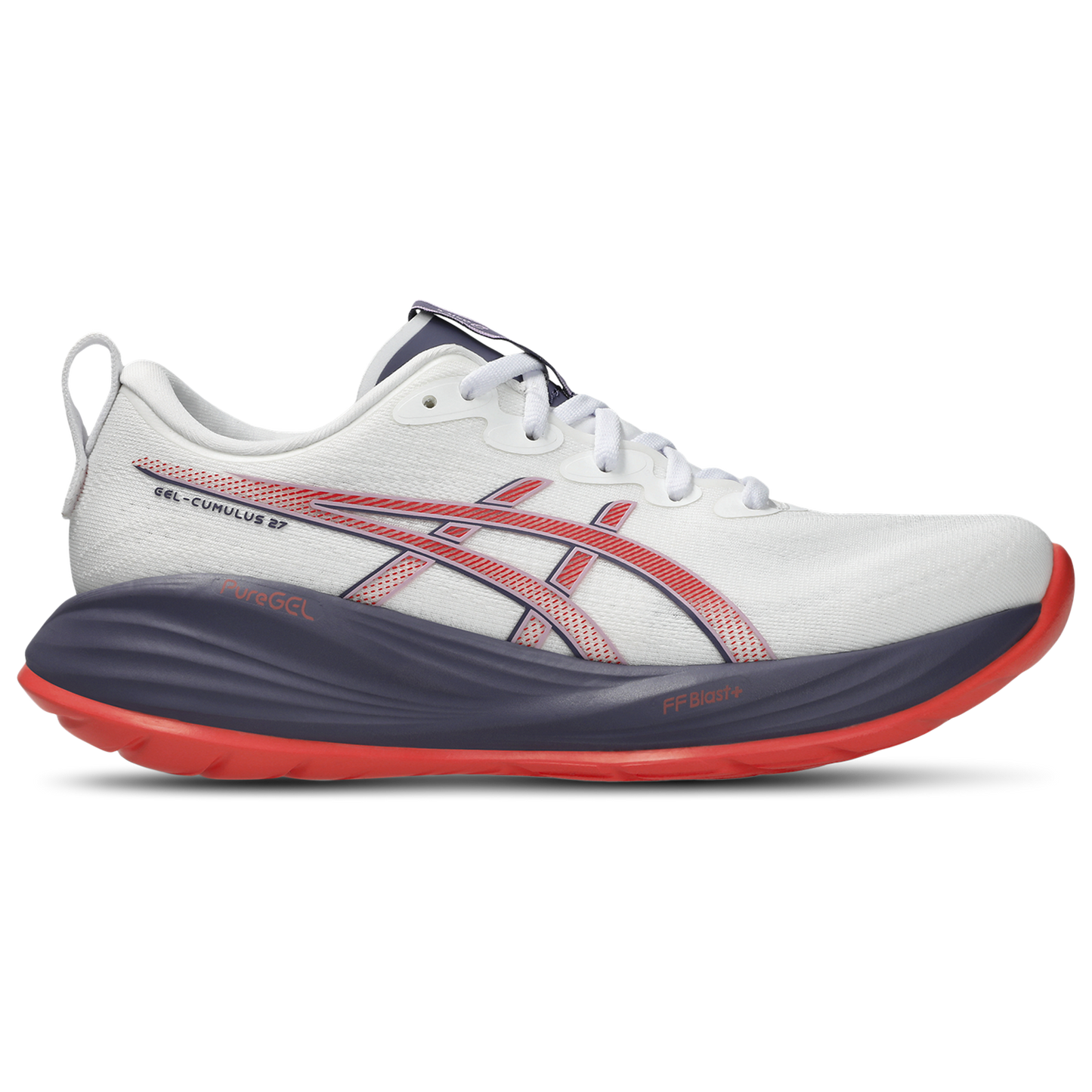 ASICS® Gel Cumulus 27 - Women's - White/Greyish Purple