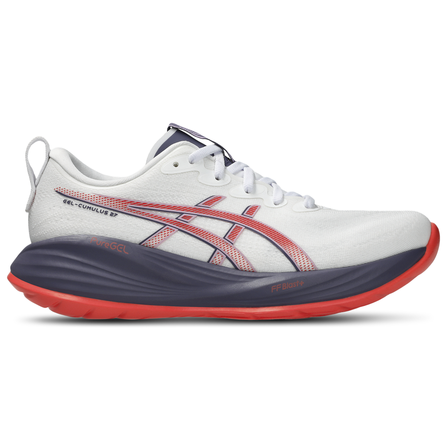 ASICS® Gel Cumulus 27 - Women's - White/Greyish Purple