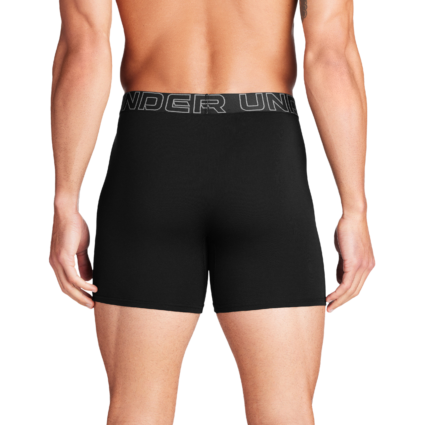 Under Armour Performance Cotton Brief- Solid 6IN 3PK - Men's - Black/Black/Black
