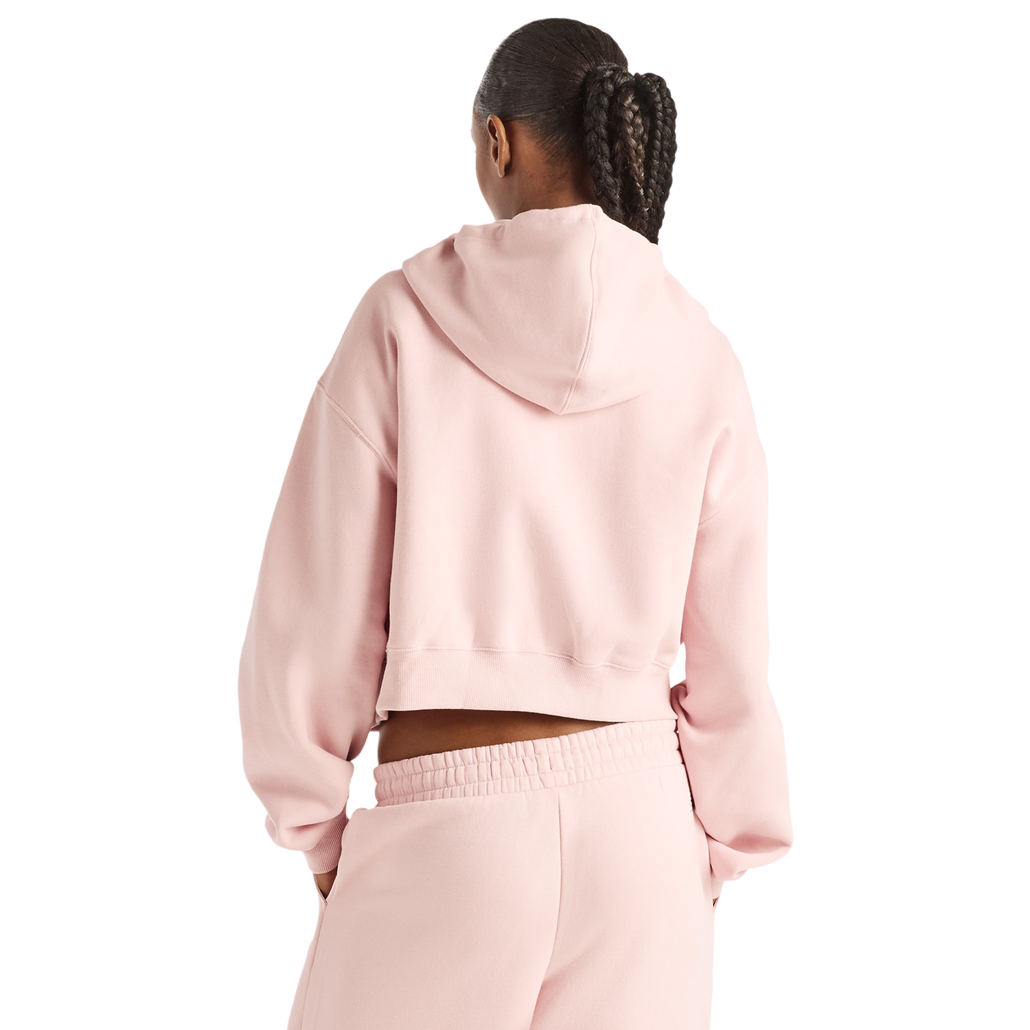 New Balance Trackside Fleece Full-Zip - Women's - Pink Chalk