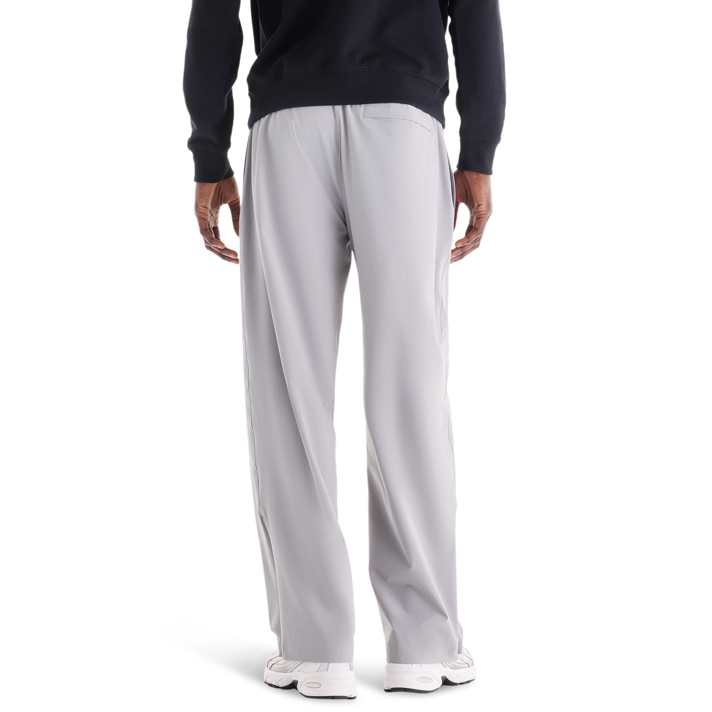 New Balance Stretch Woven Open Hem Pants - Men's - Gray/Gray