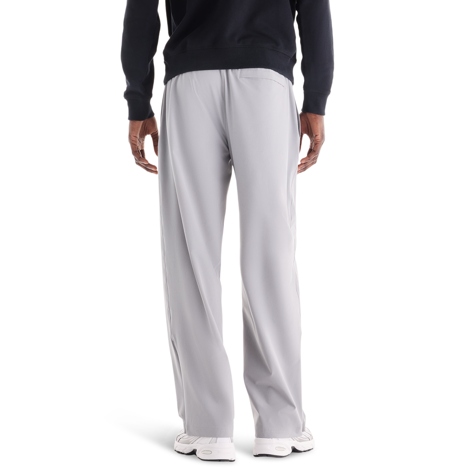New Balance Stretch Woven Open Hem Pants - Men's - Gray/Gray
