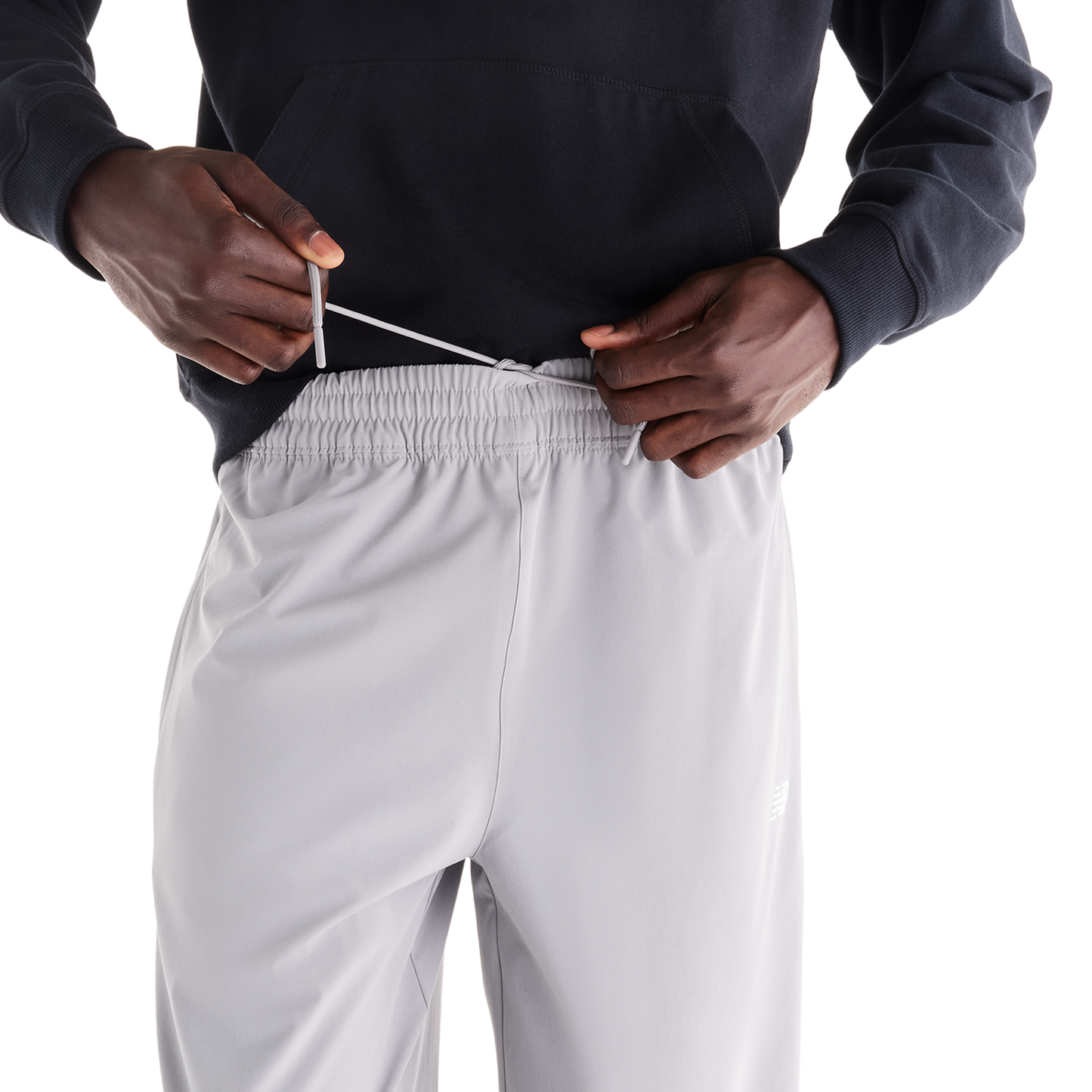 New Balance Stretch Woven Open Hem Pants - Men's - Gray/Gray