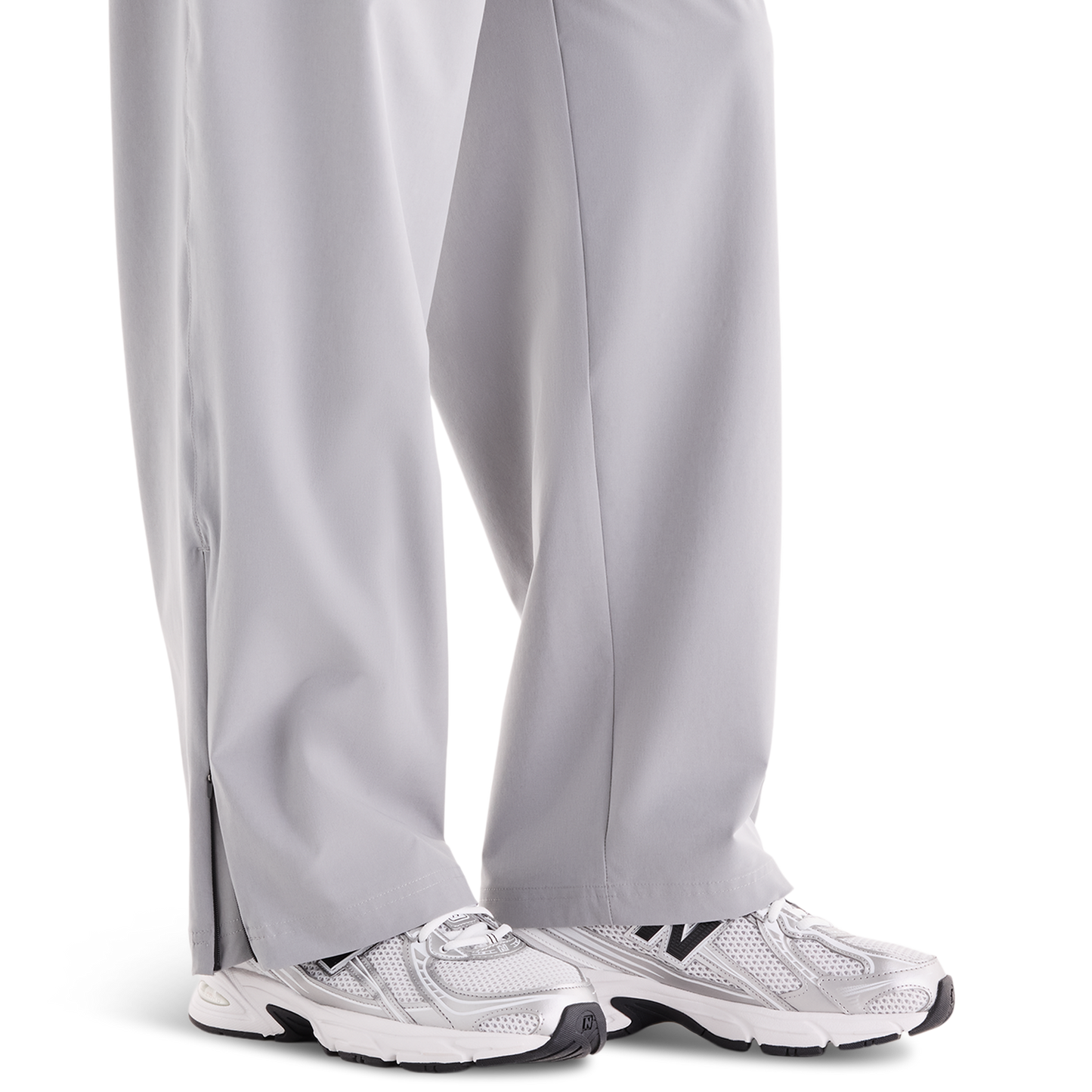 New Balance Stretch Woven Open Hem Pants - Men's - Gray/Gray