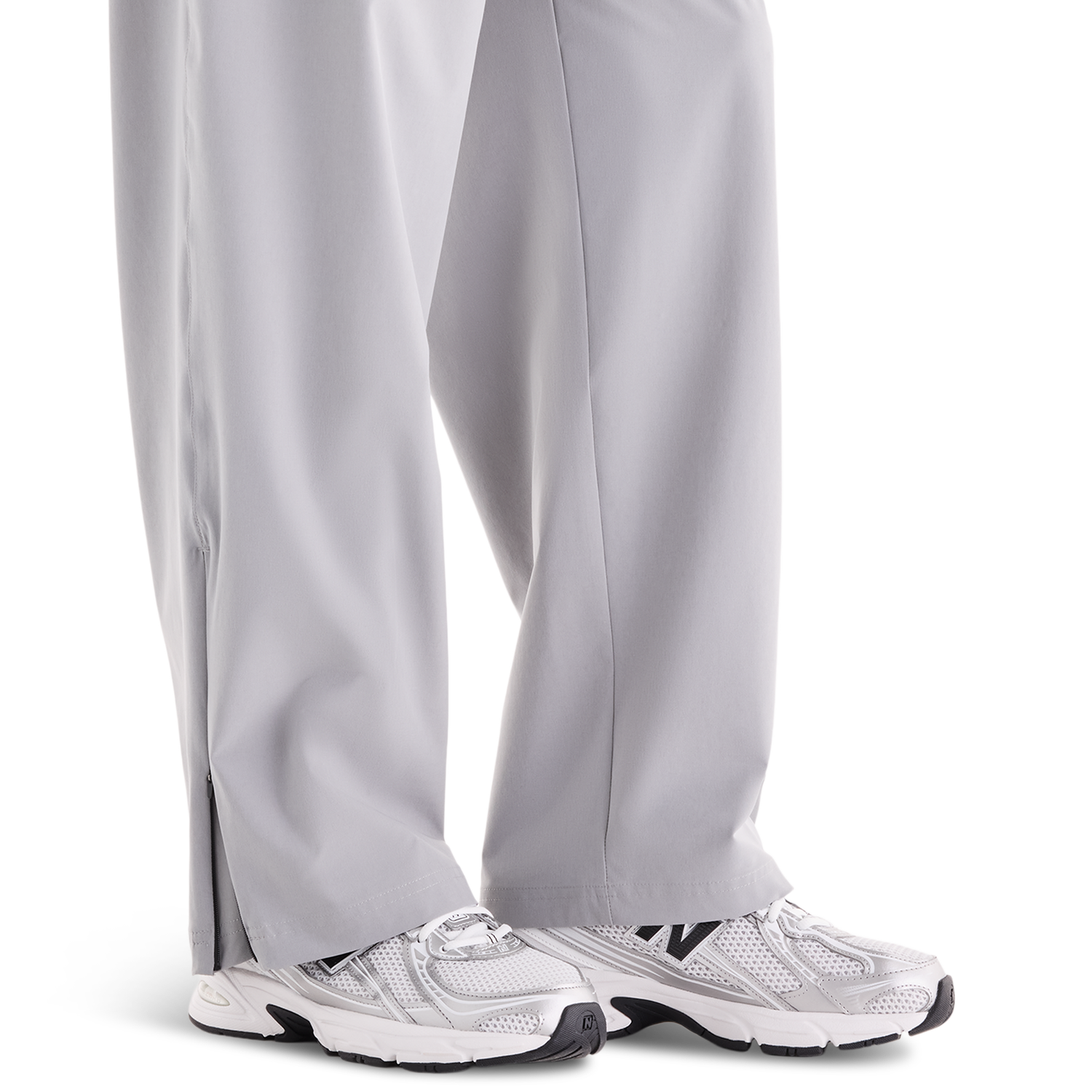 New Balance Stretch Woven Open Hem Pants - Men's - Gray/Gray