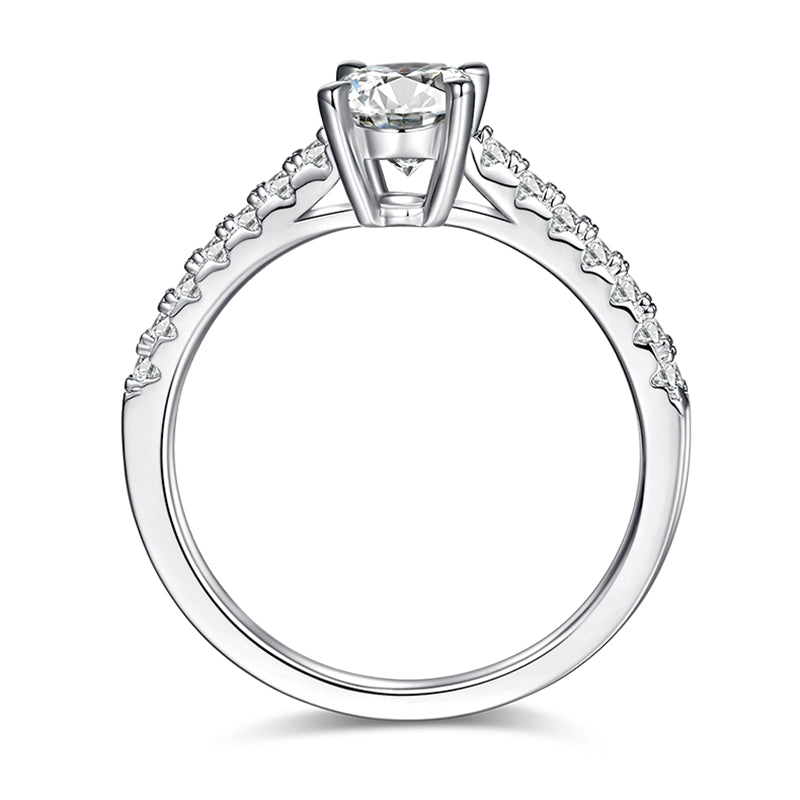 Polaris Oval Moissanite Ring - foto 7