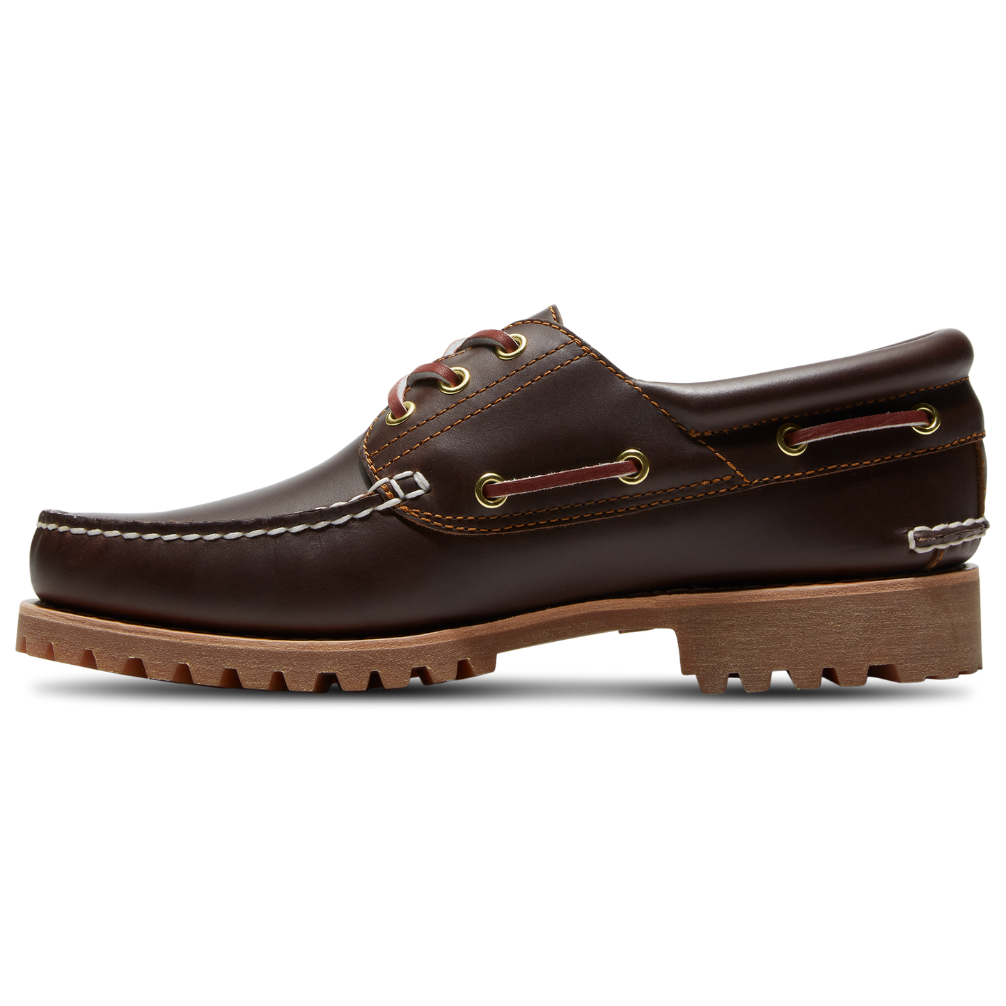 Timberland Authentics 3-Eye Boat Shoe - Men's - Brown