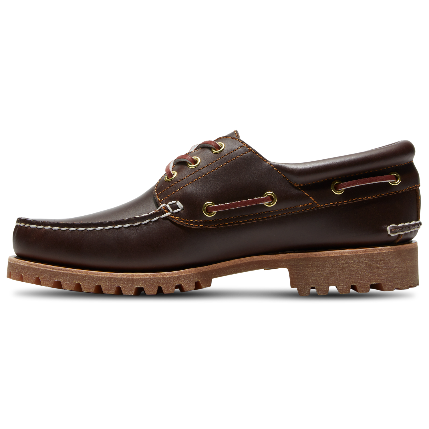 Timberland Authentics 3-Eye Boat Shoe - Men's - Brown