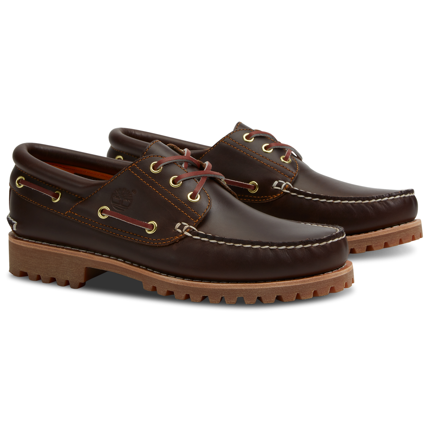 Timberland Authentics 3-Eye Boat Shoe - Men's - Brown
