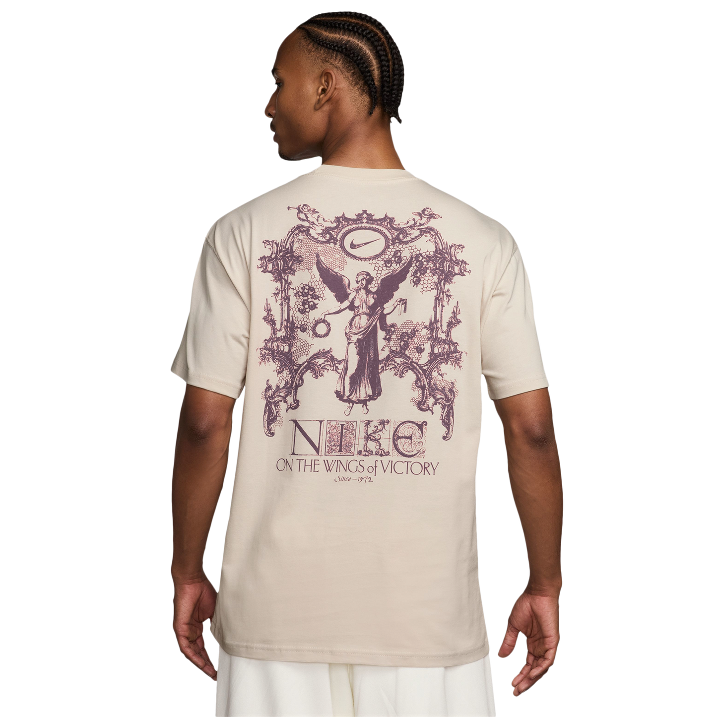 Nike NSW T Shirt 90 OC Wings Victory - Men's - Tan/Maroon