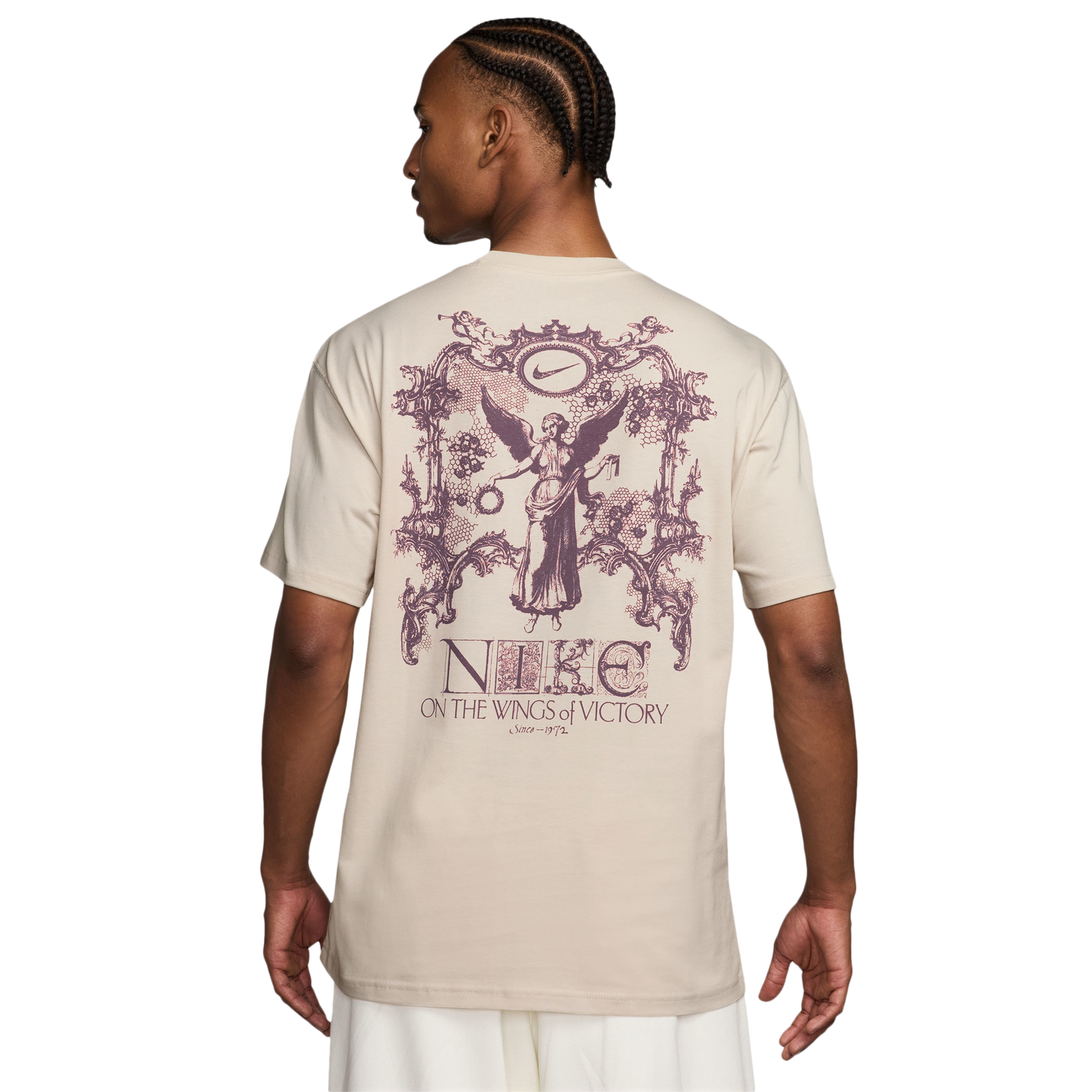 Nike NSW T Shirt 90 OC Wings Victory - Men's - Tan/Maroon