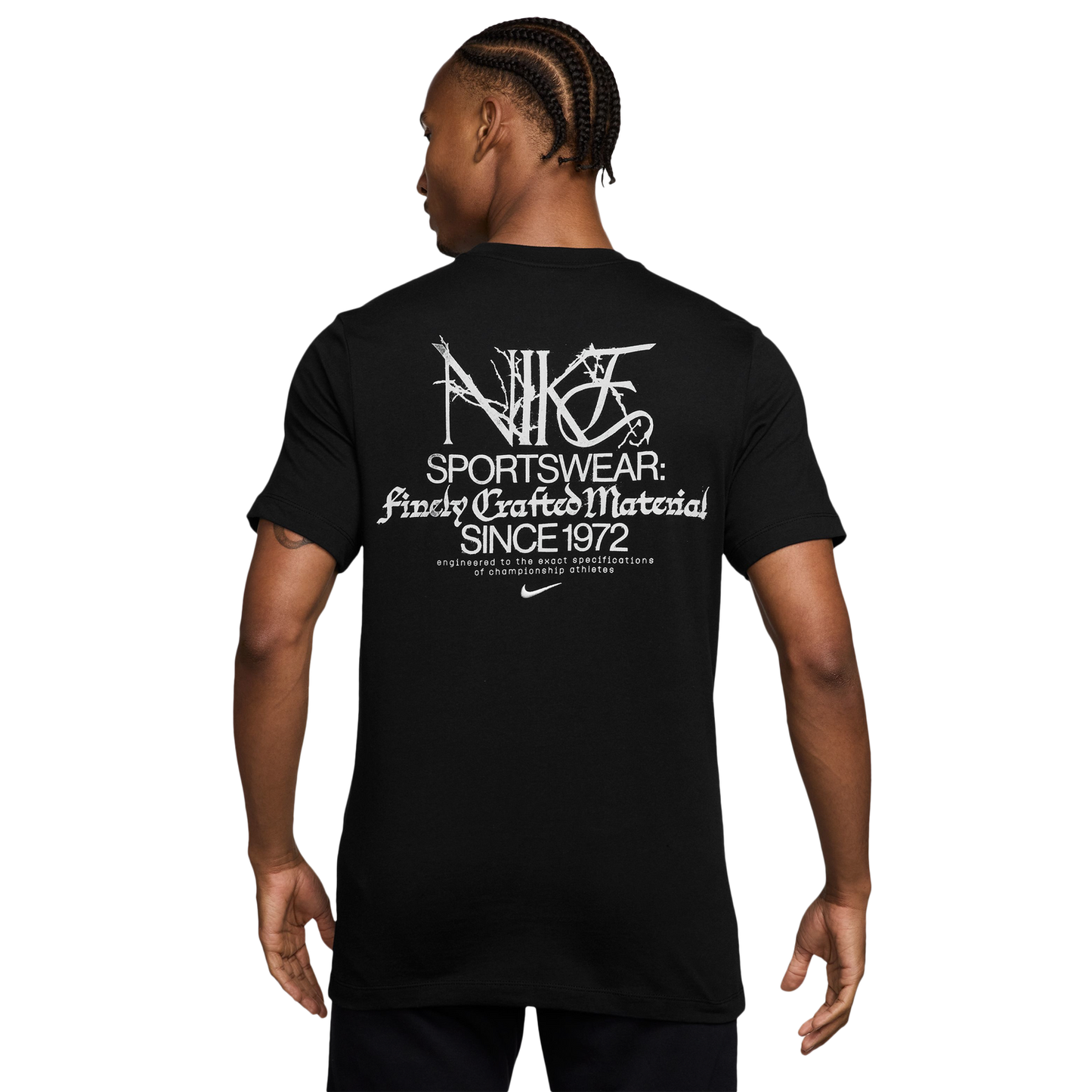 Nike NSW T Shirt  Wings City - Men's - White/Black