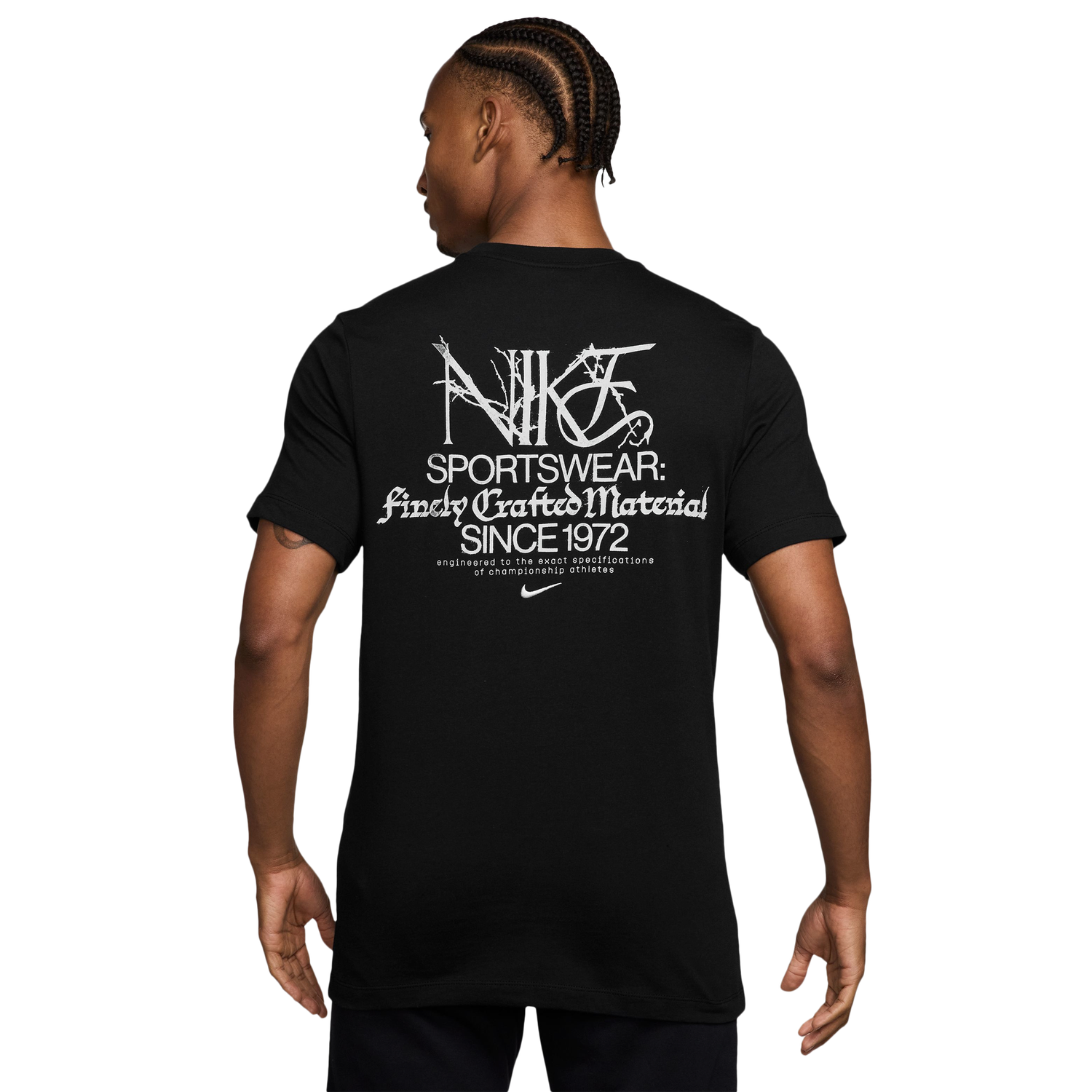 Nike NSW T Shirt  Wings City - Men's - White/Black