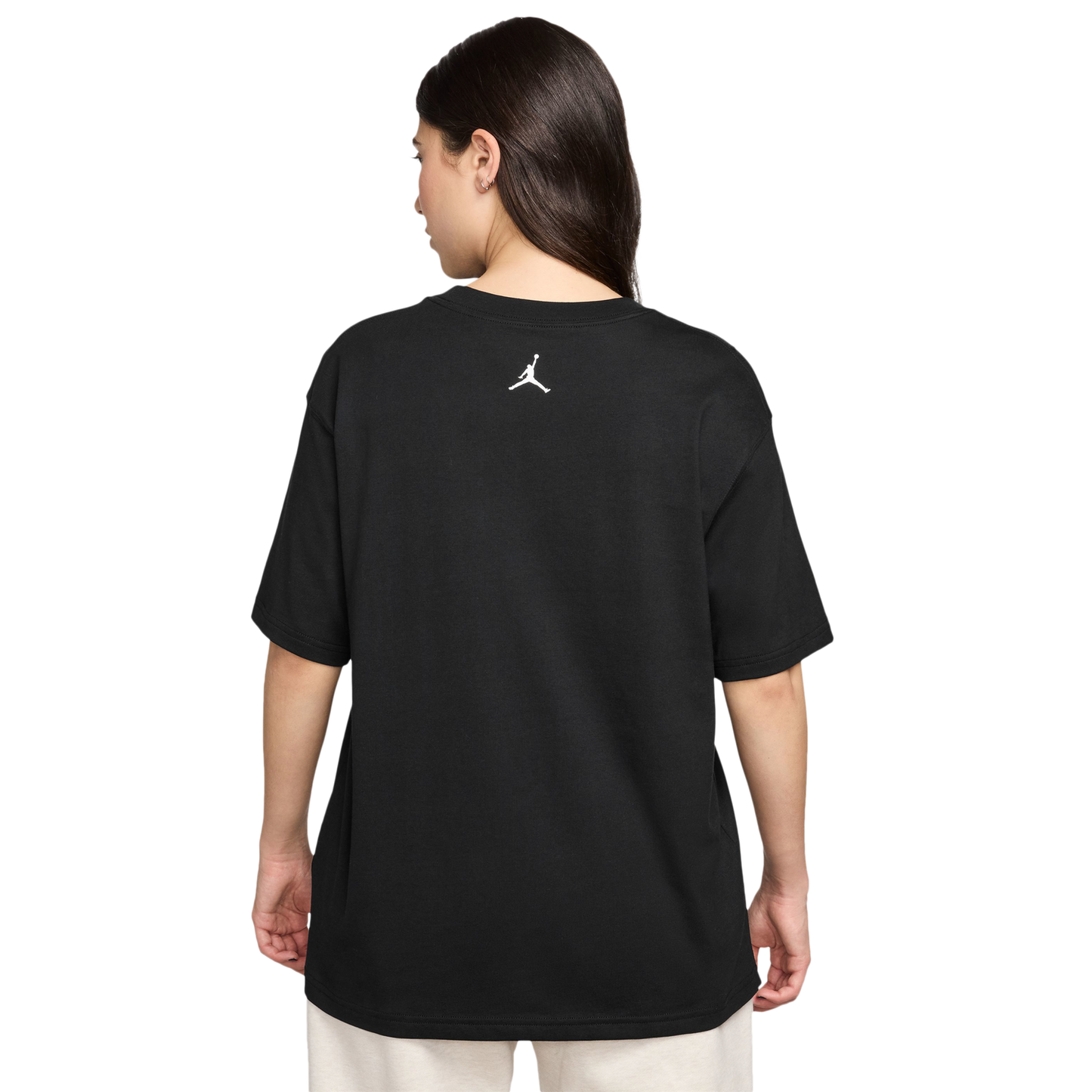 Jordan BRK Short Sleeve GFX T-Shirt AJXI - Women's - Black/White