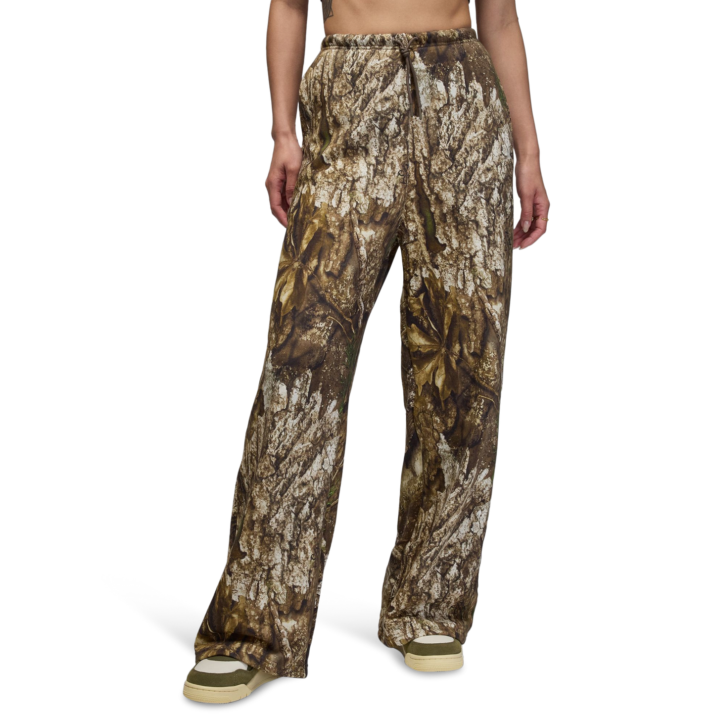 Jordan BRK Fleece Open Hem Pants - Women's - Brown/Olive
