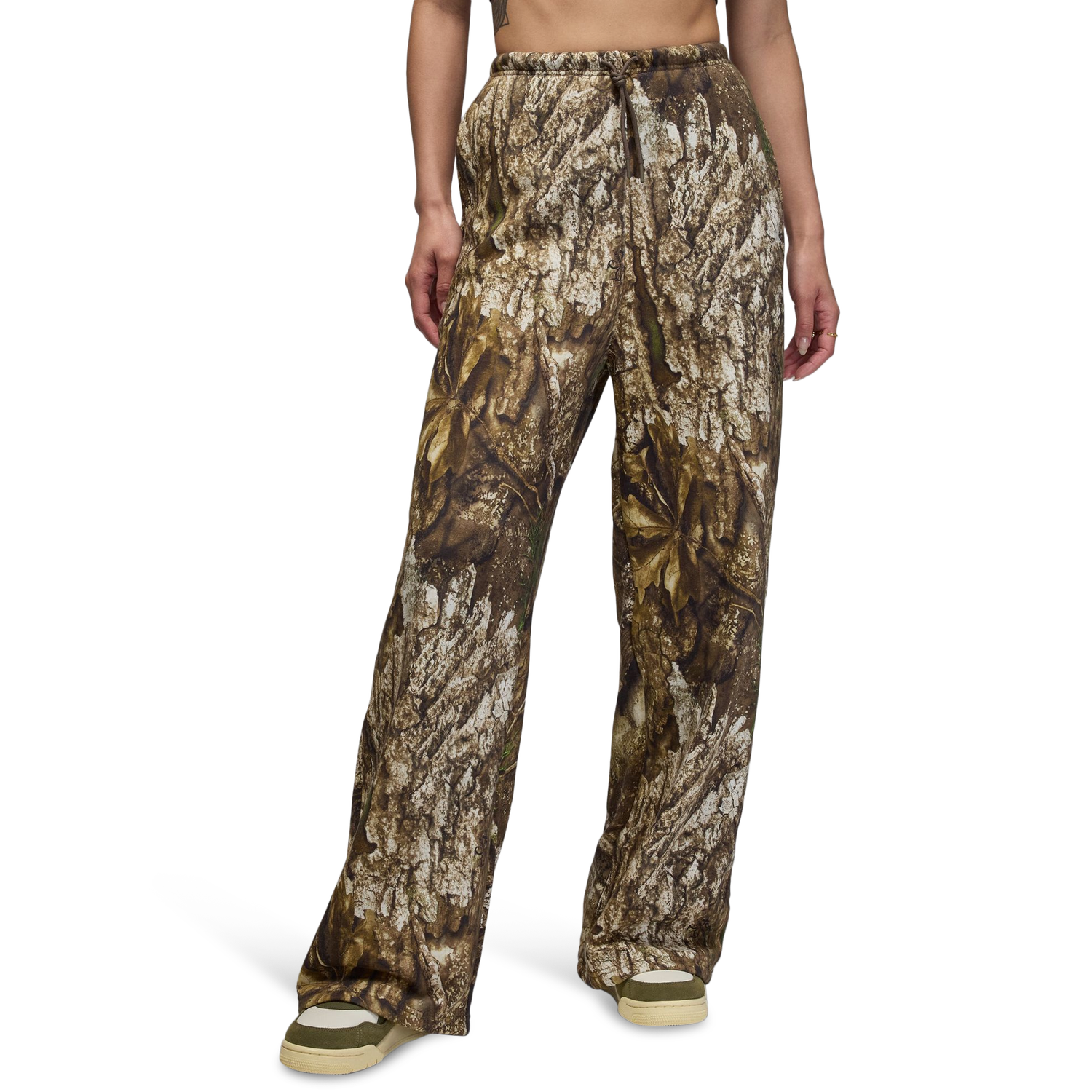 Jordan BRK Fleece Open Hem Pants - Women's - Brown/Olive