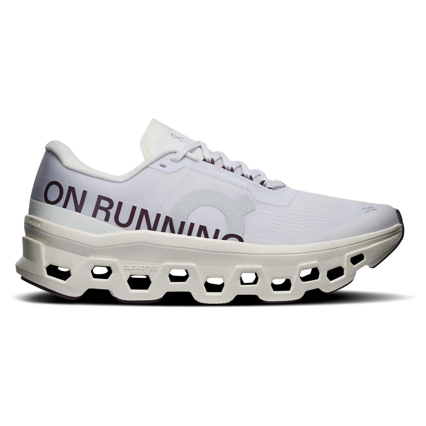 On Cloudmonster - Women's - White/Purple