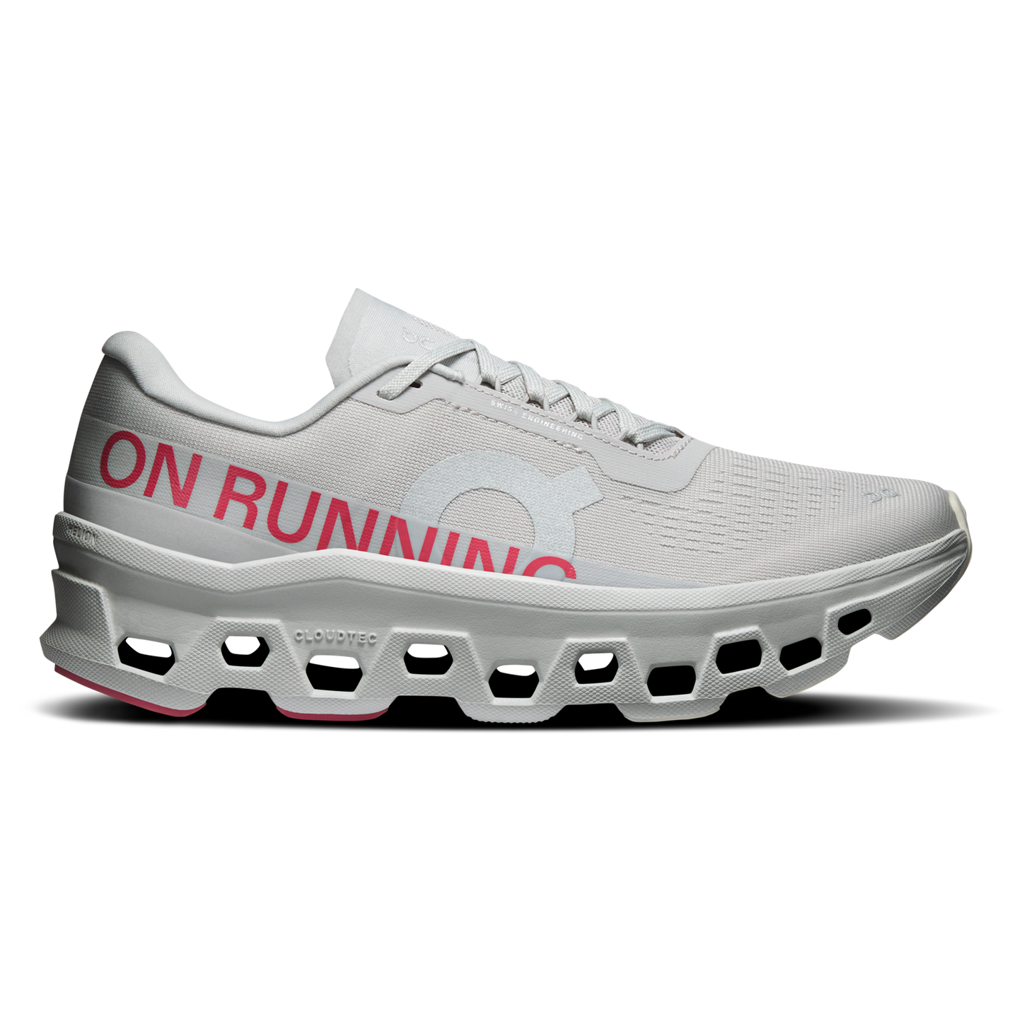 On Cloudmonster - Women's - Silver/Camellia