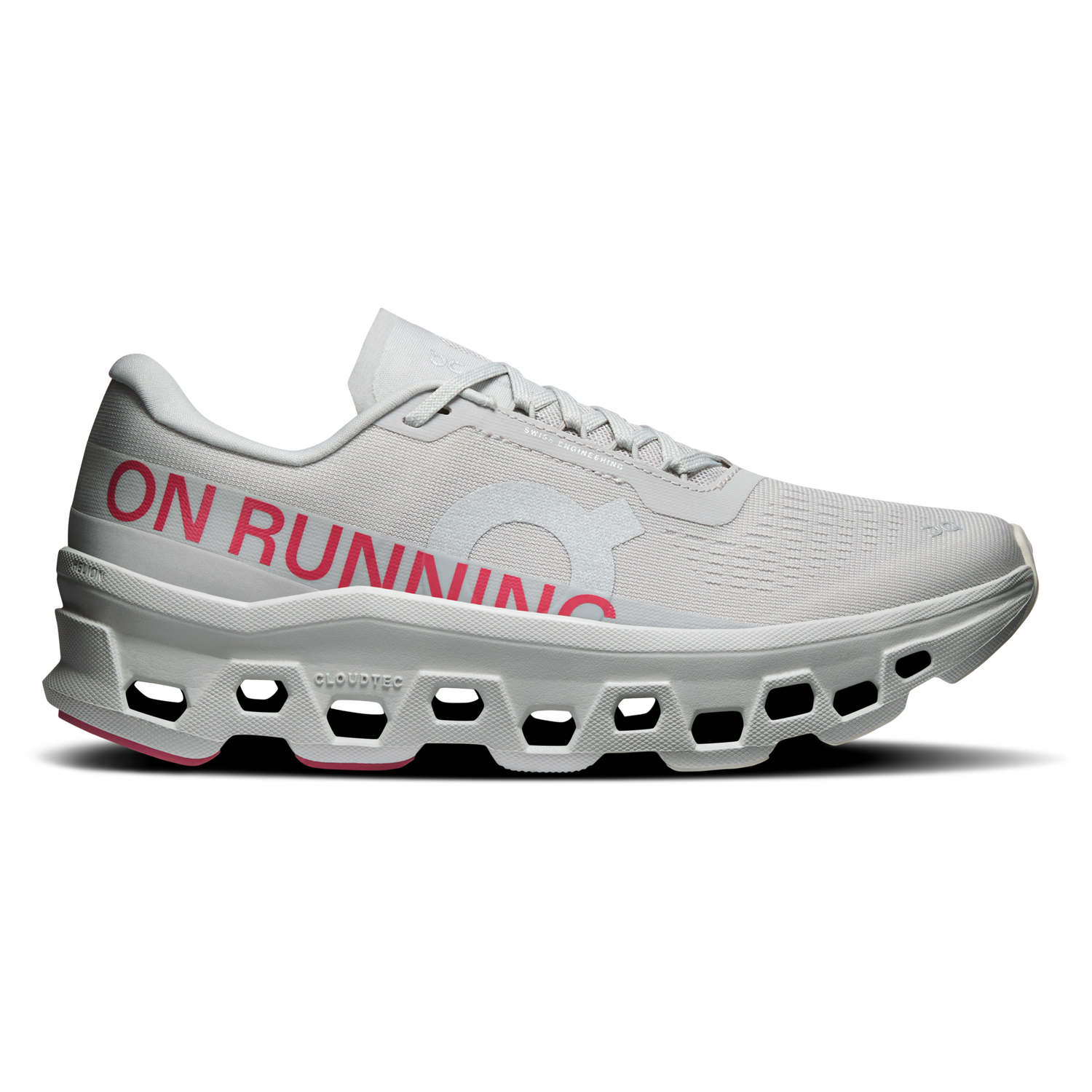On Cloudmonster - Women's - Silver/Camellia