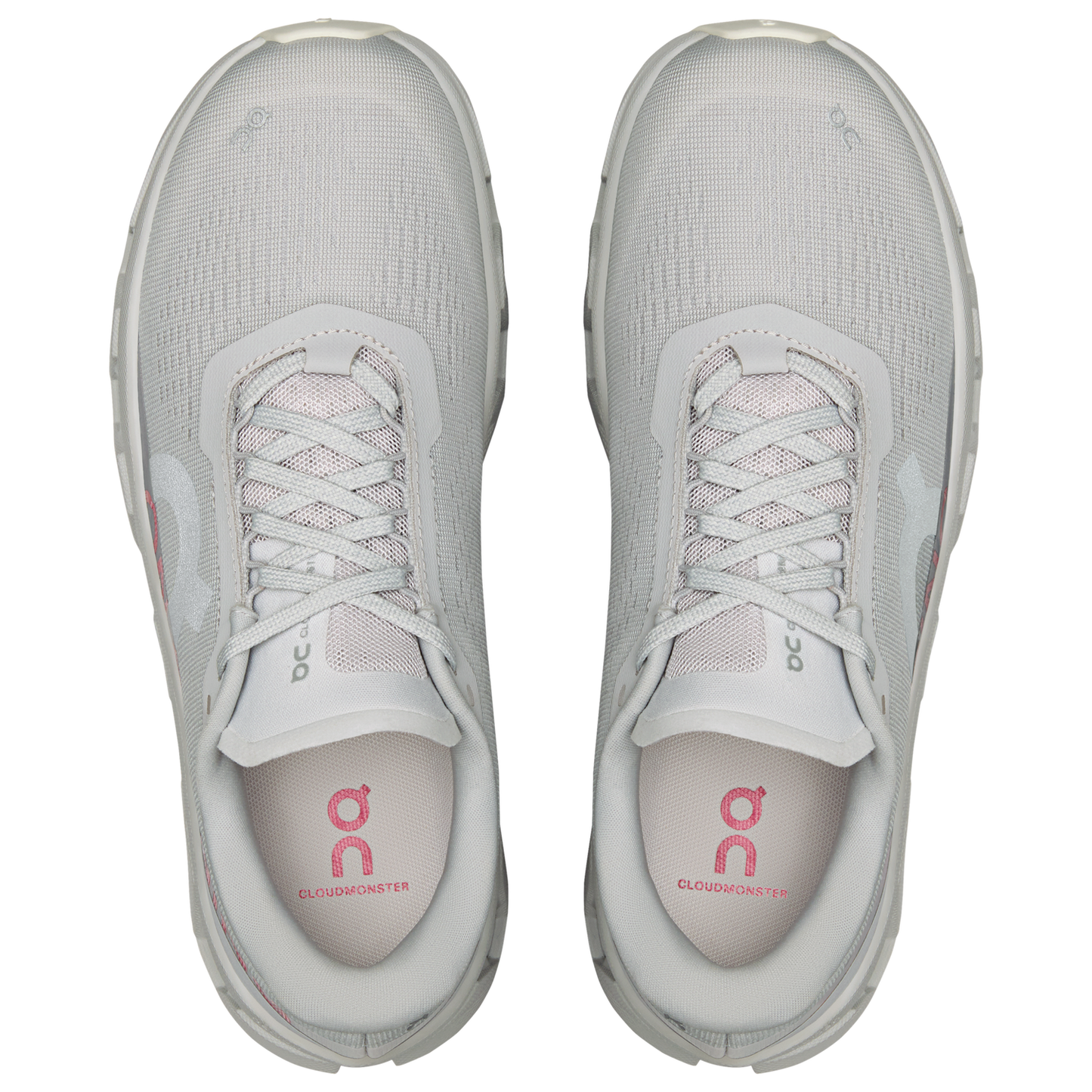 On Cloudmonster - Women's - Silver/Camellia