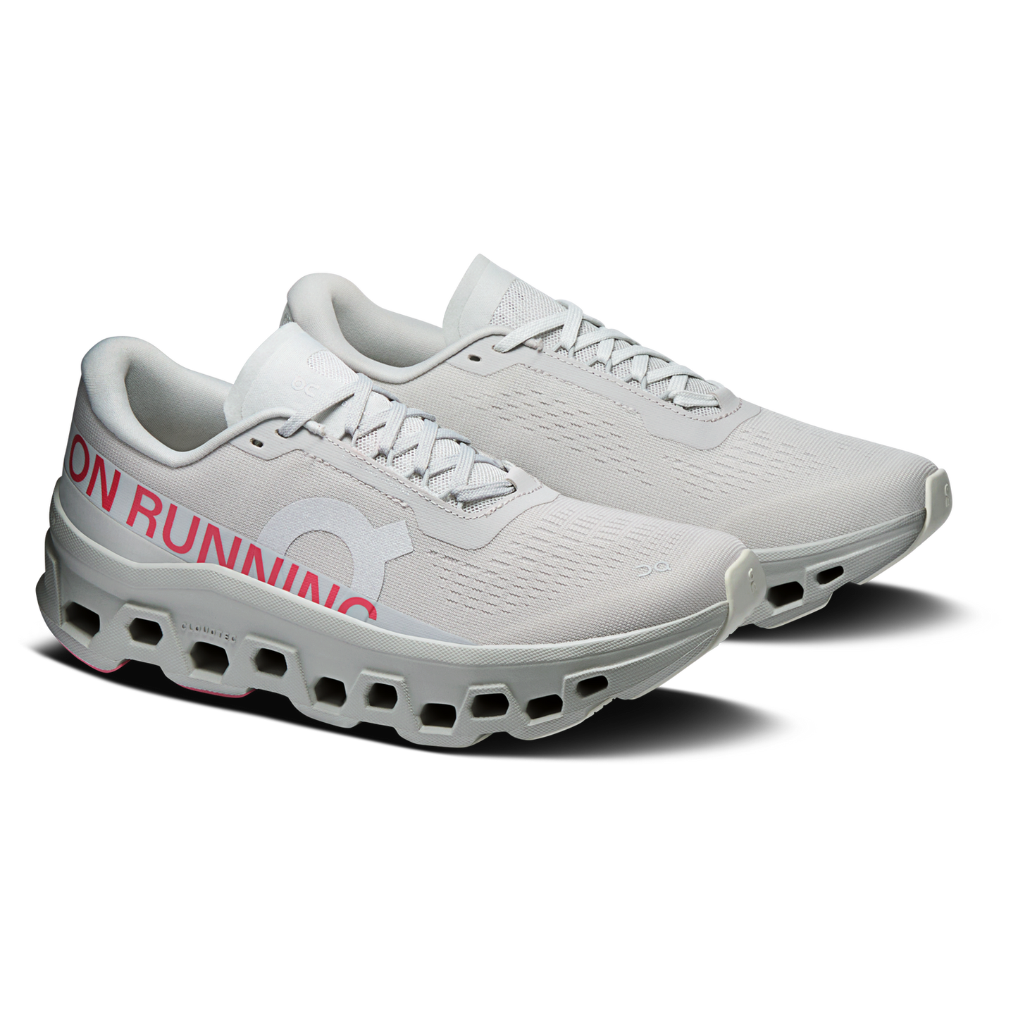 On Cloudmonster - Women's - Silver/Camellia