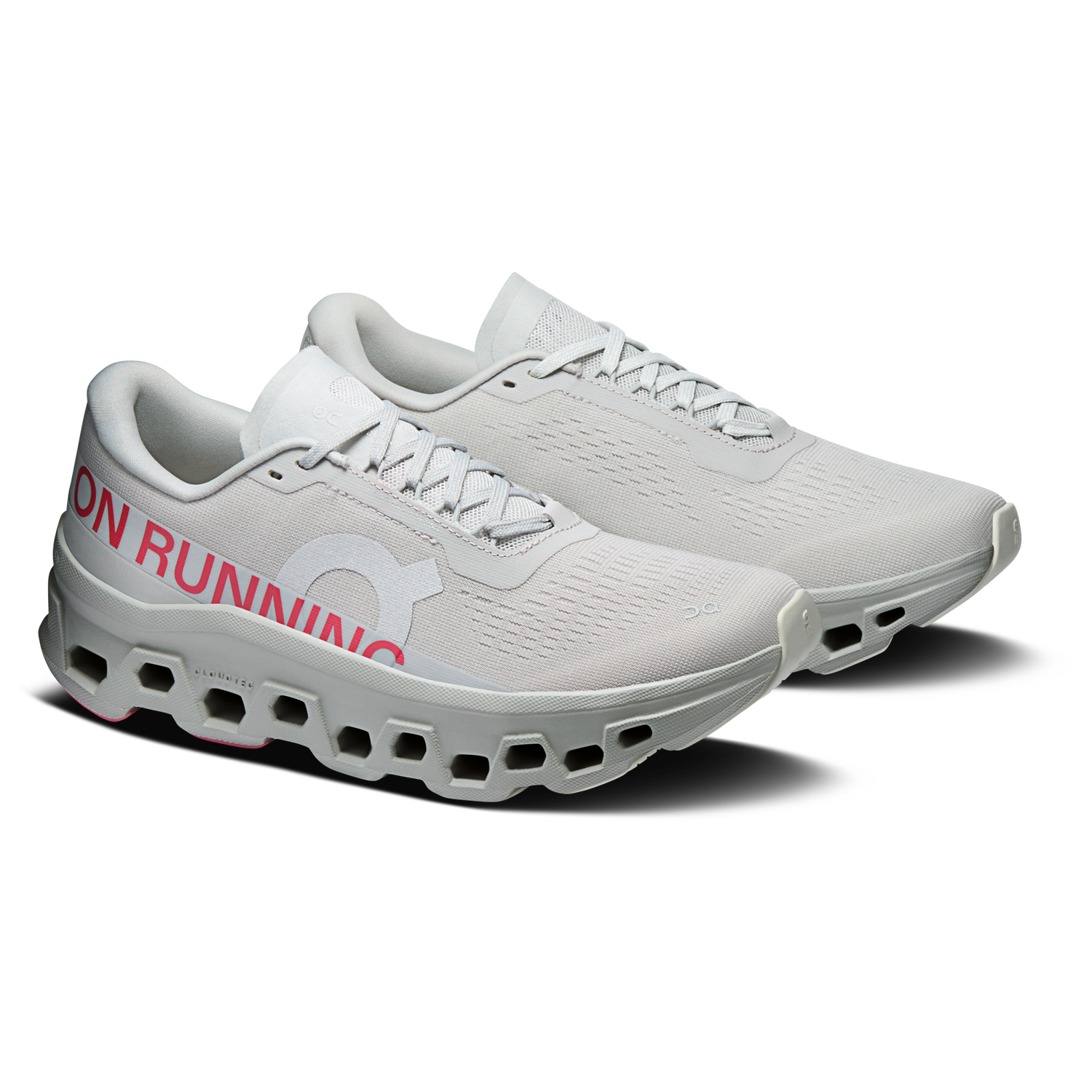 On Cloudmonster - Women's - Silver/Camellia