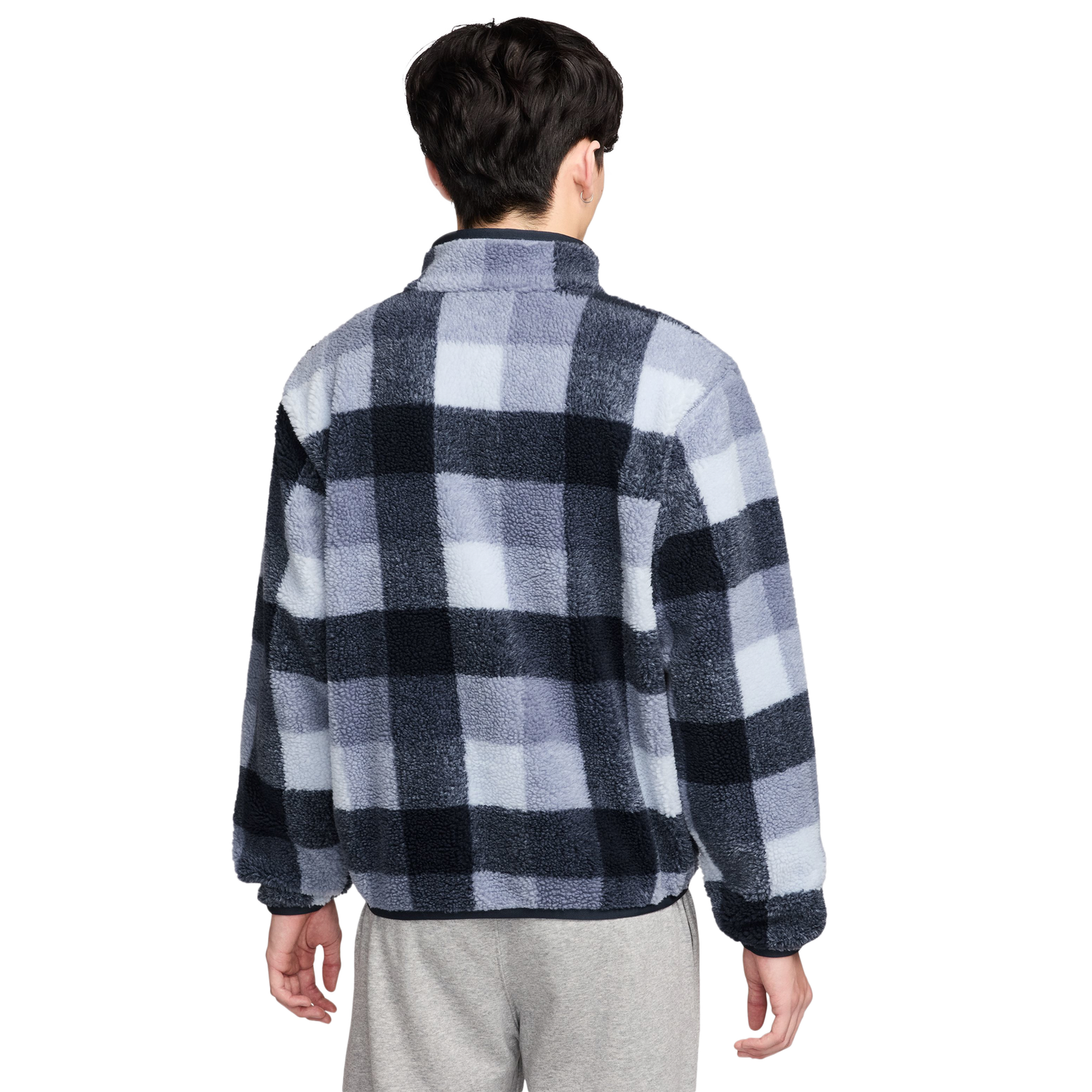 Nike Club Seasonal Winterized All Over Print Half-Zip - Men's - Navy/Blue