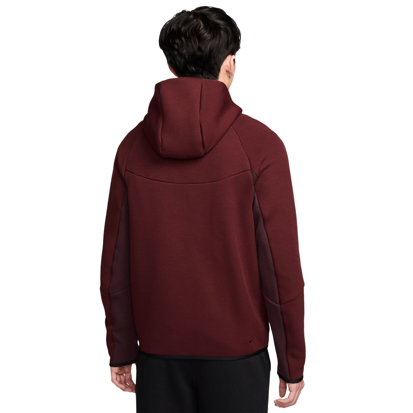 Nike Tech Fleece Full-Zip Windrunner Hoodie - Men's - Maroon/Maroon