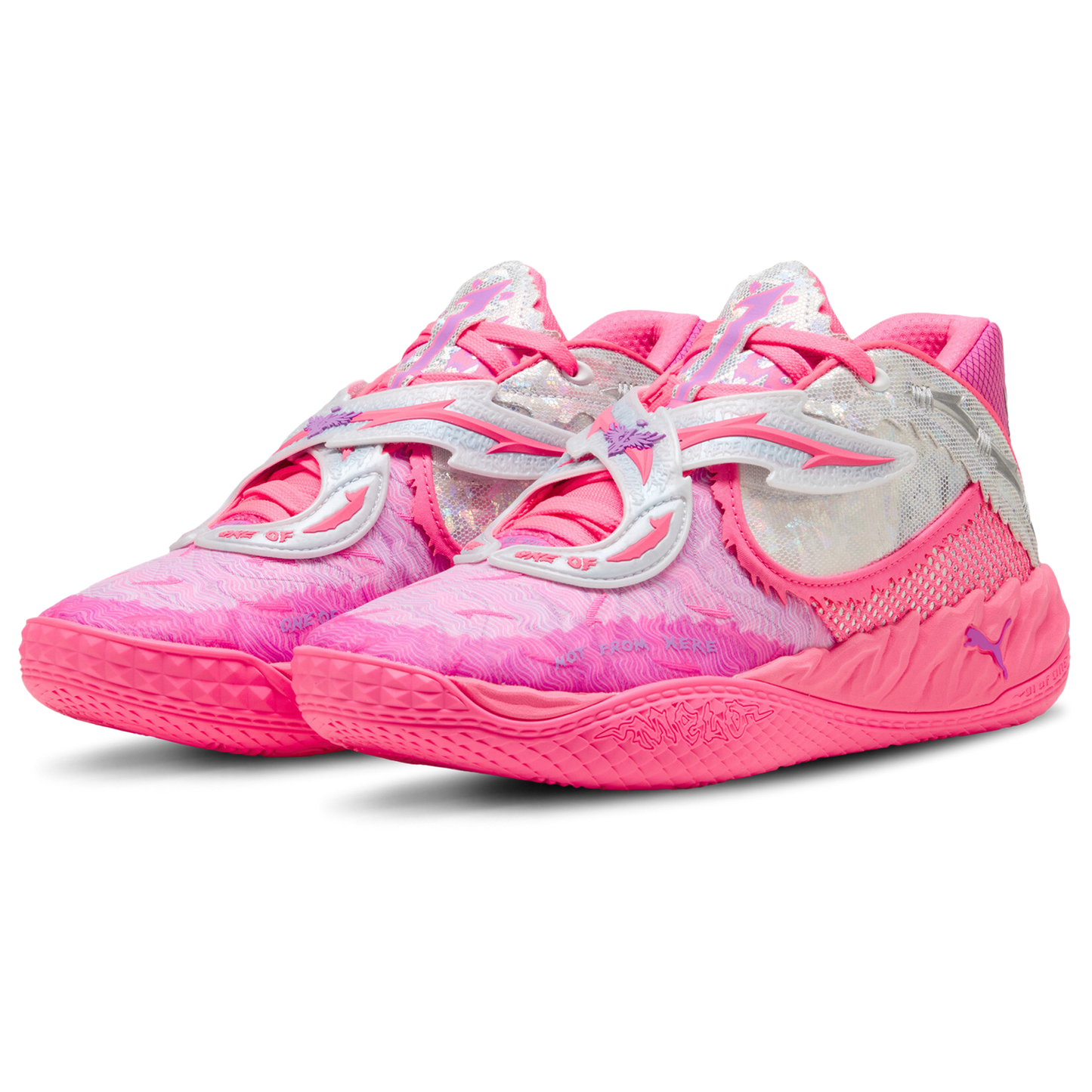 PUMA MB.05 World Tour - Men's - Pure Magenta/Sun Struck