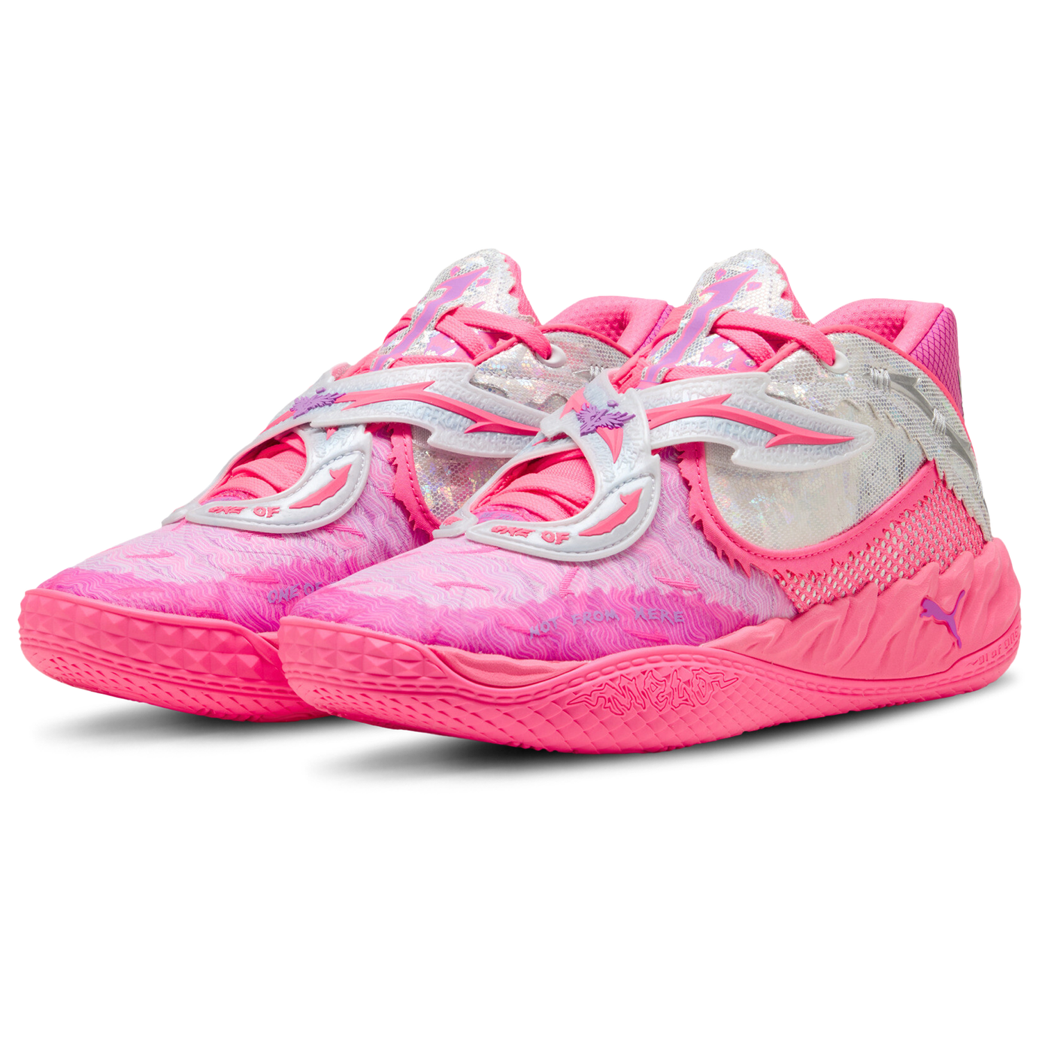 PUMA MB.05 World Tour - Men's - Pure Magenta/Sun Struck