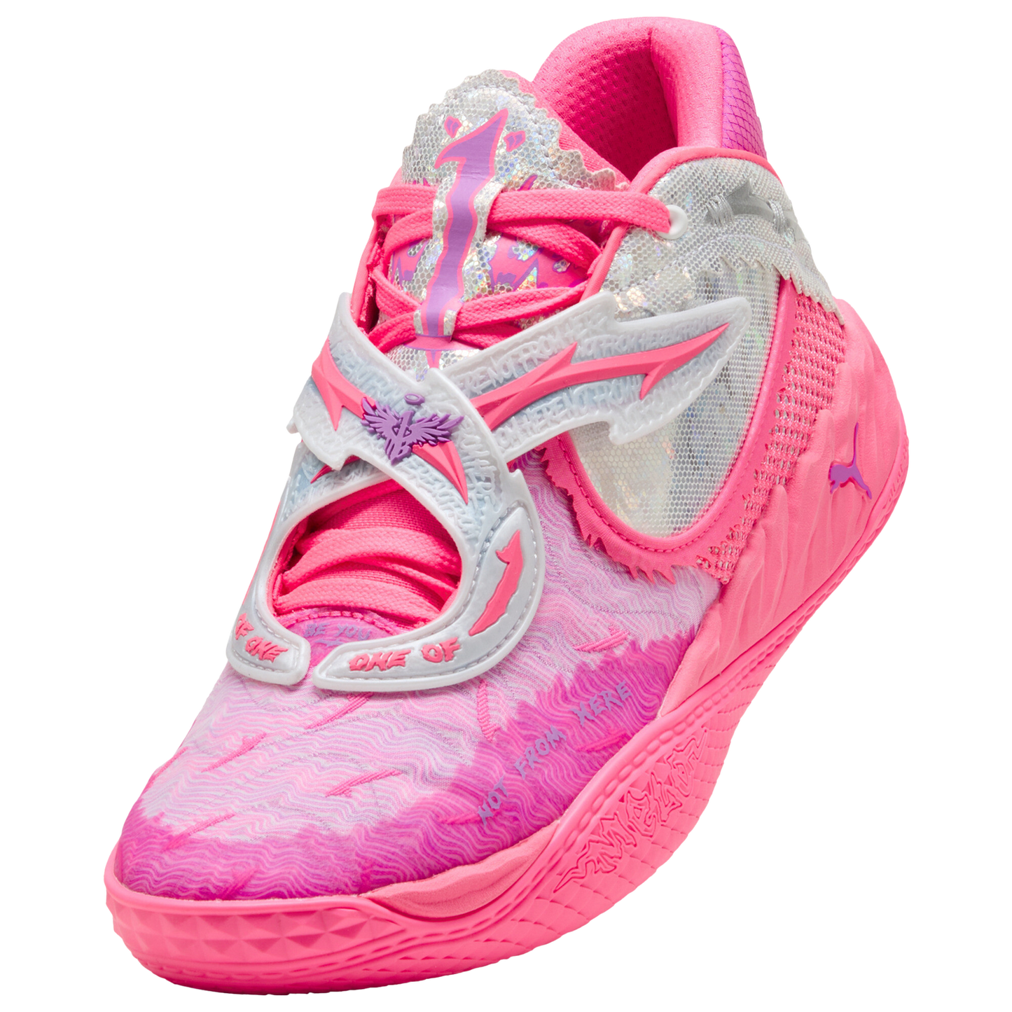 PUMA MB.05 World Tour - Men's - Pure Magenta/Sun Struck