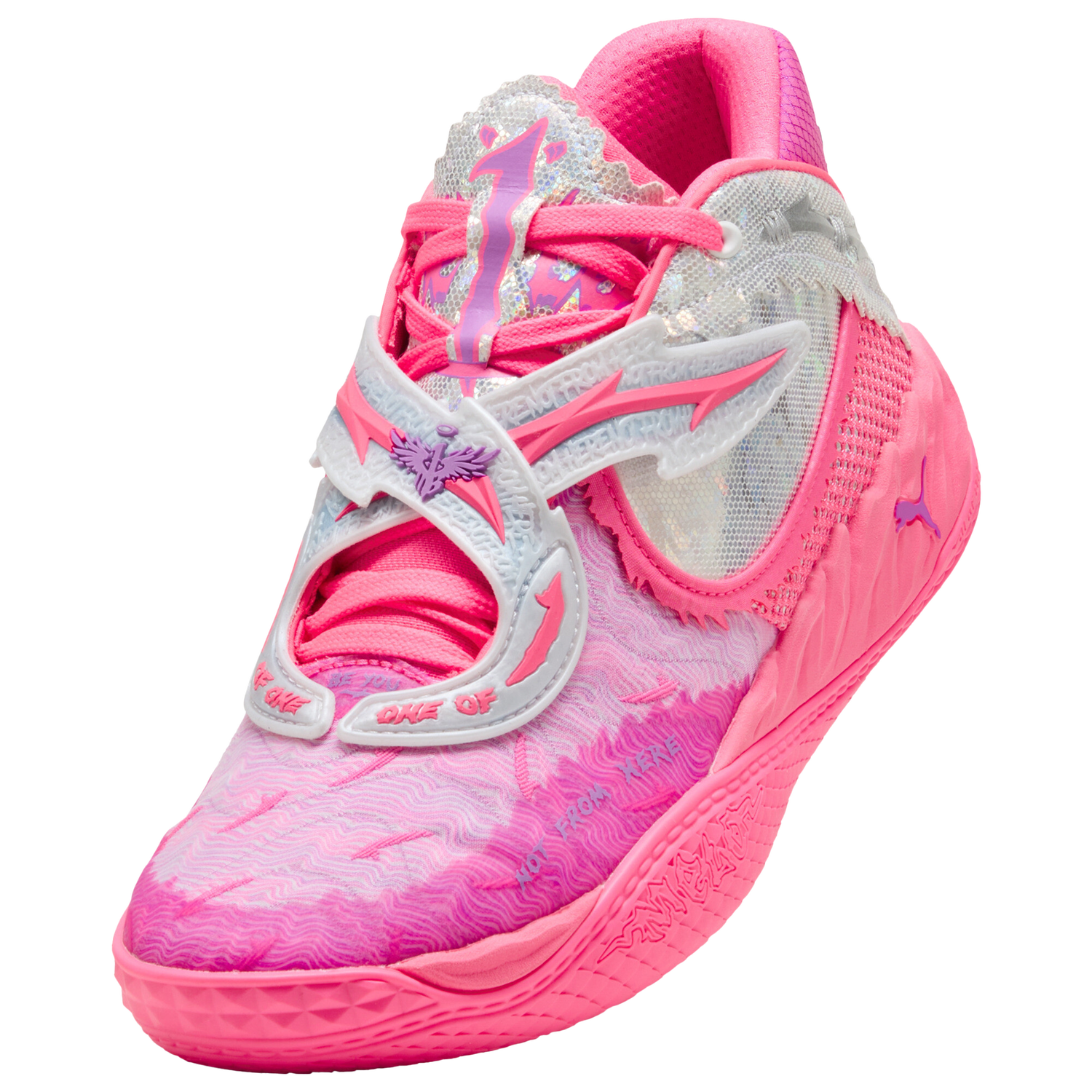 PUMA MB.05 World Tour - Men's - Pure Magenta/Sun Struck