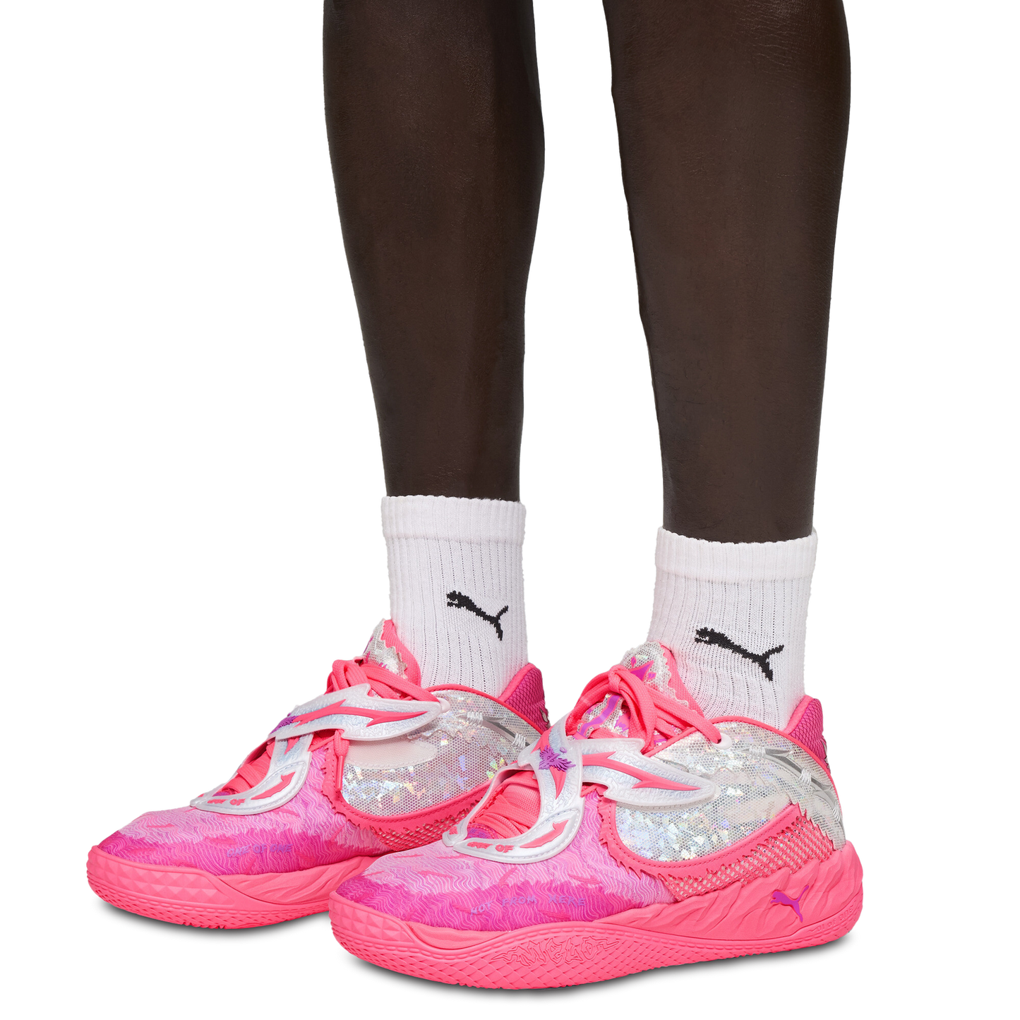PUMA MB.05 World Tour - Men's - Pure Magenta/Sun Struck