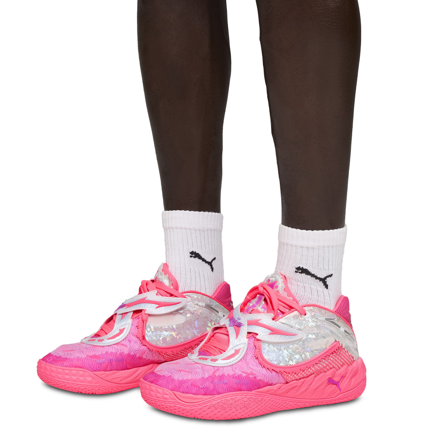 PUMA MB.05 World Tour - Men's - Pure Magenta/Sun Struck