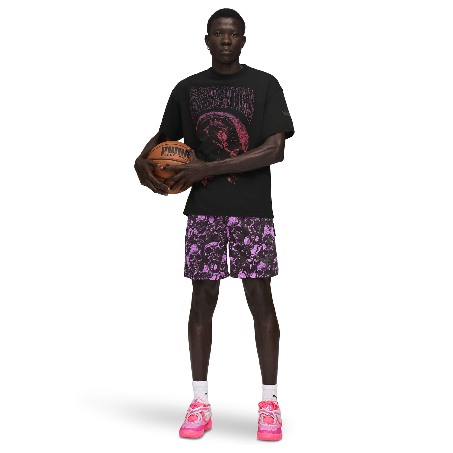 PUMA MB.05 World Tour - Men's - Pure Magenta/Sun Struck
