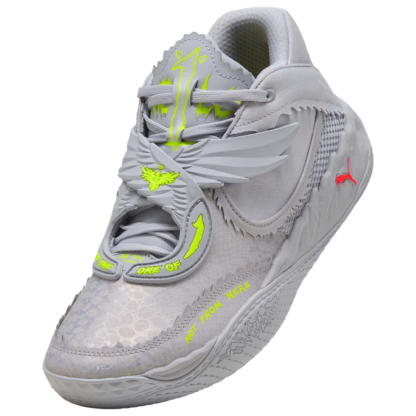 PUMA MB.05 Metallic - Men's - Dusky Grey/Rickie Orange