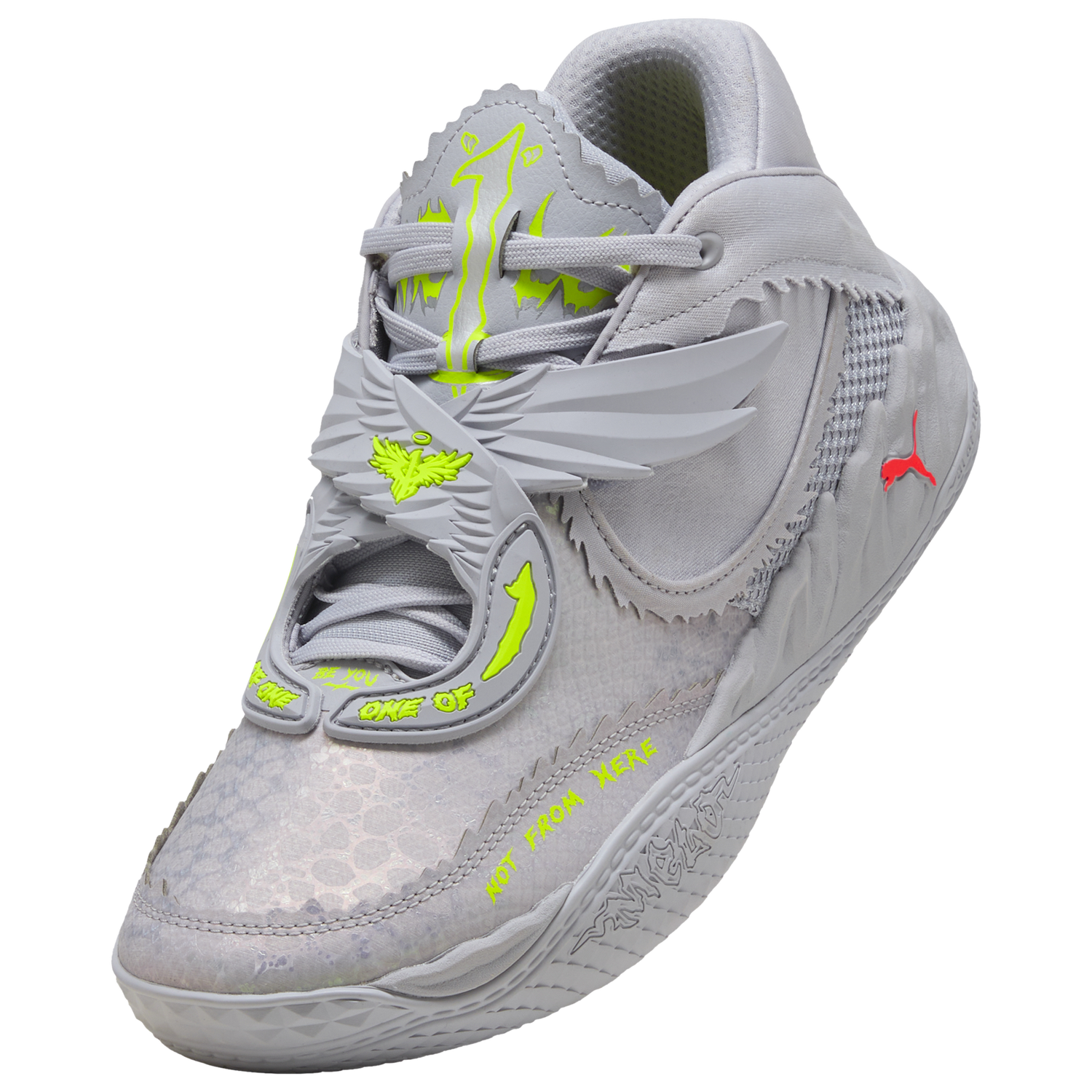 PUMA MB.05 Metallic - Men's - Dusky Grey/Rickie Orange