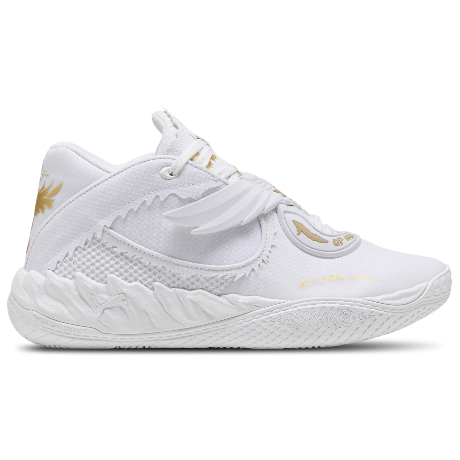 PUMA MB.05 - Men's - White/Gold