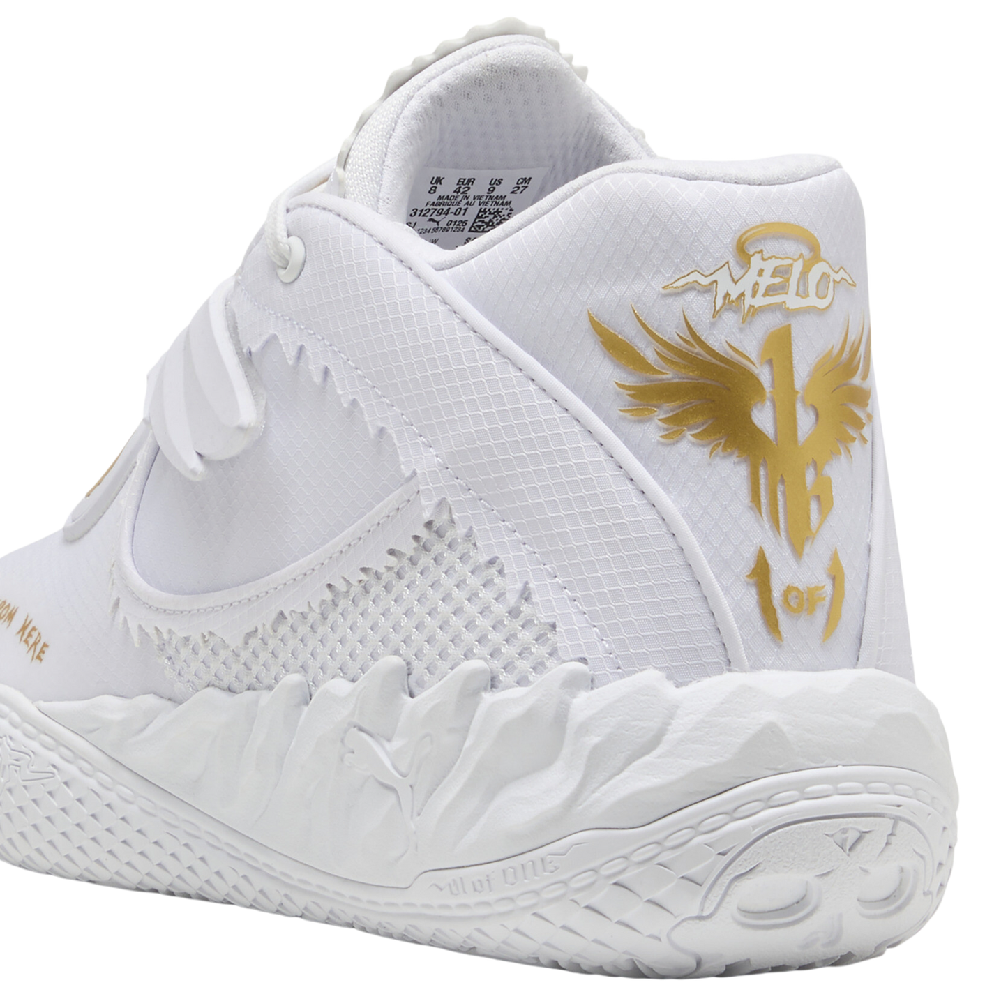 PUMA MB.05 - Men's - White/Gold
