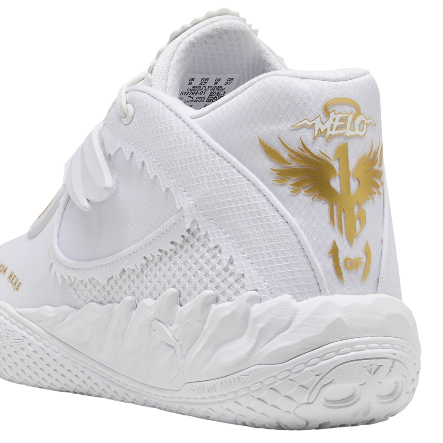 PUMA MB.05 - Men's - White/Gold