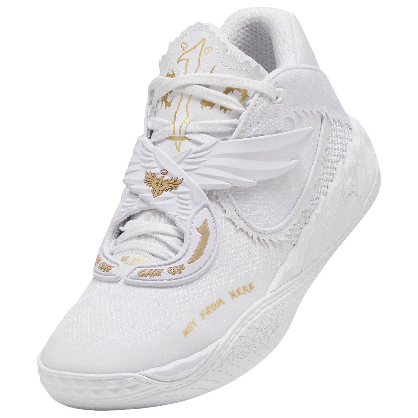 PUMA MB.05 - Men's - White/Gold